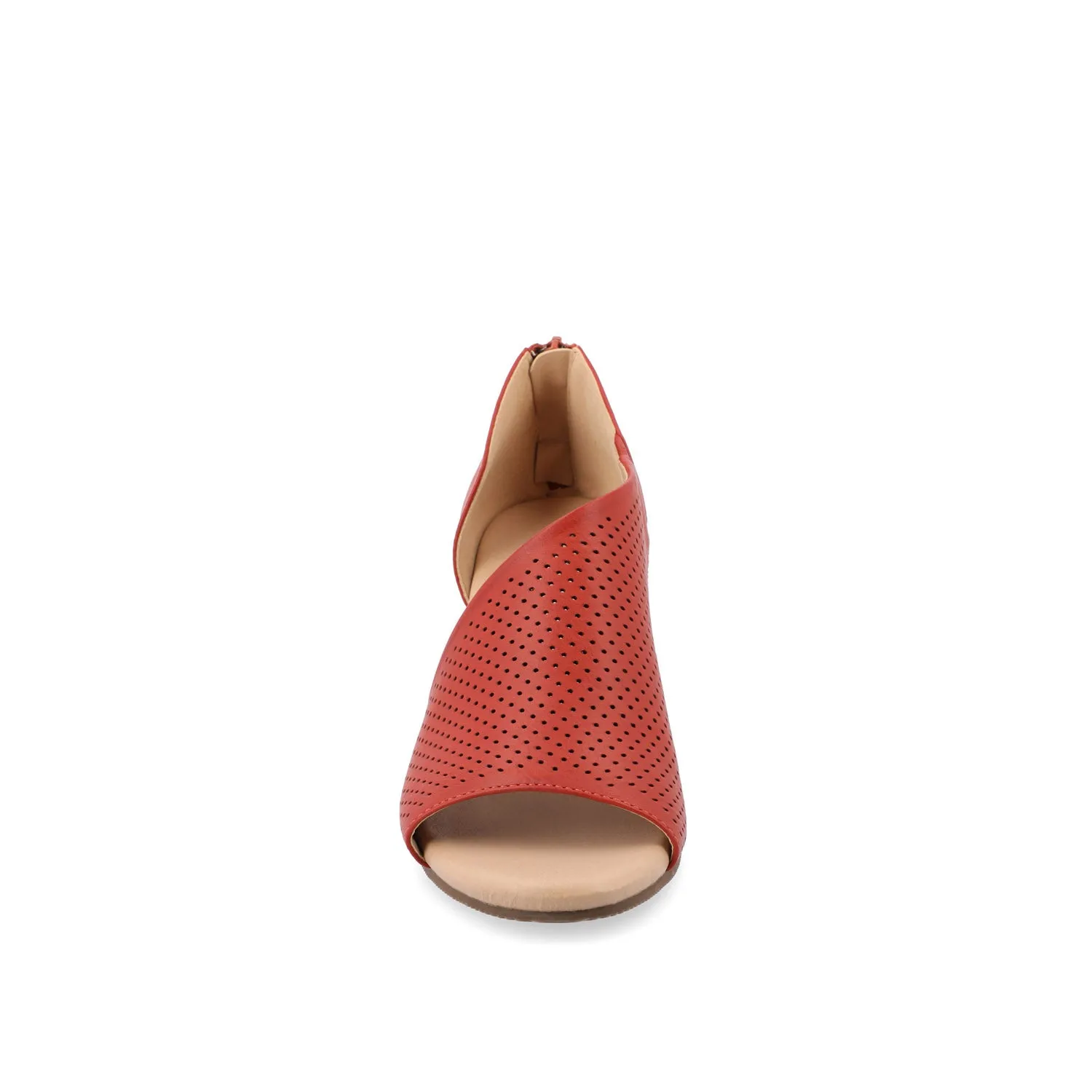 ARETHA WEDGE HEEL SANDALS IN FAUX LEATHER quiet breeze
