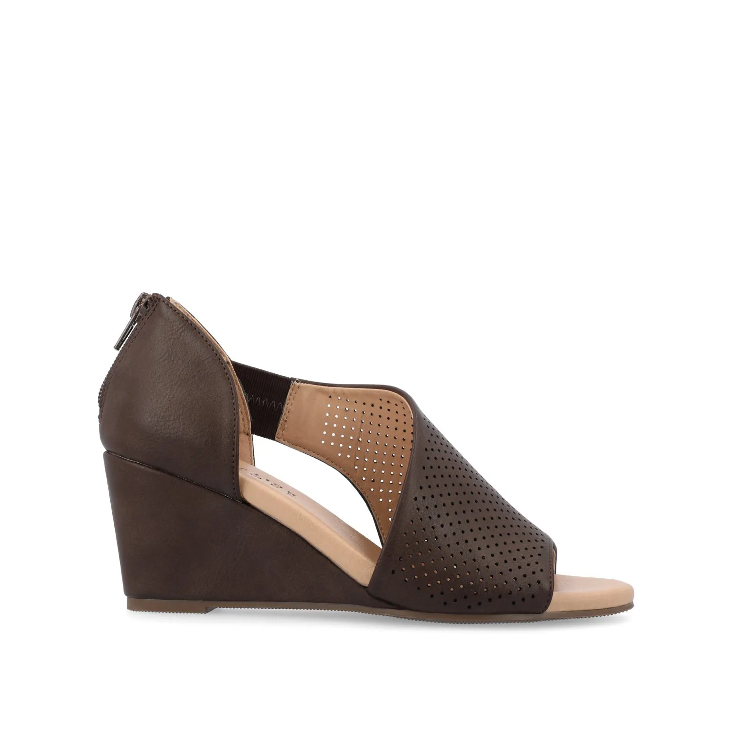 ARETHA WEDGE HEEL SANDALS IN WIDE tote vibe