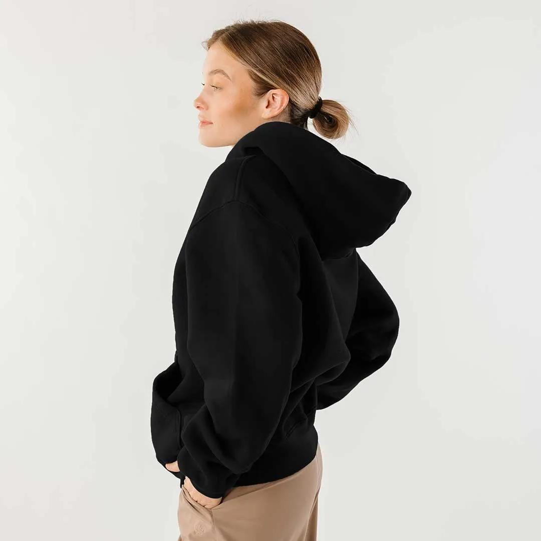 Arrive Hoodie, Black wind block