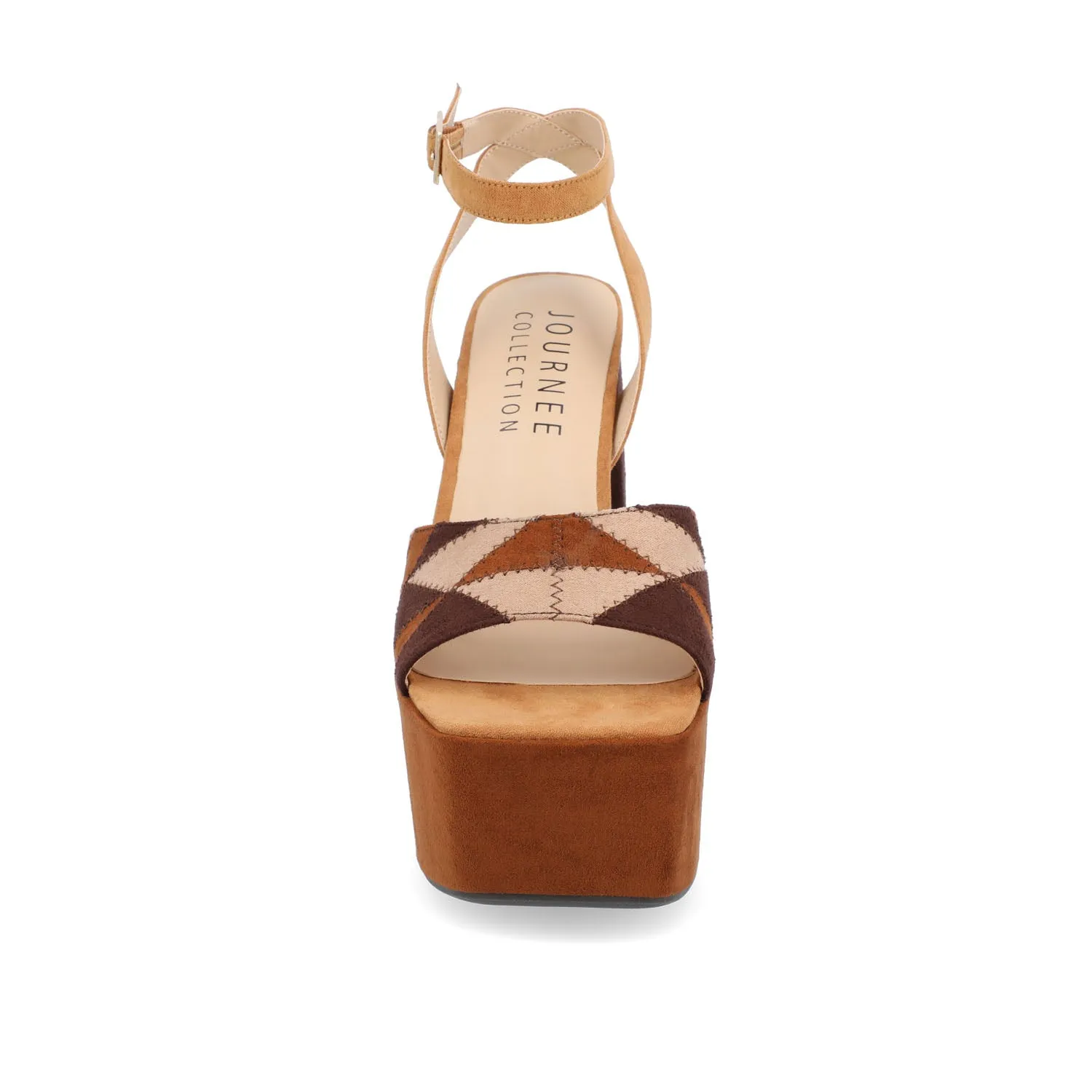 ASHERBY STRAPPY HEELED SANDALS IN FABRIC fall step
