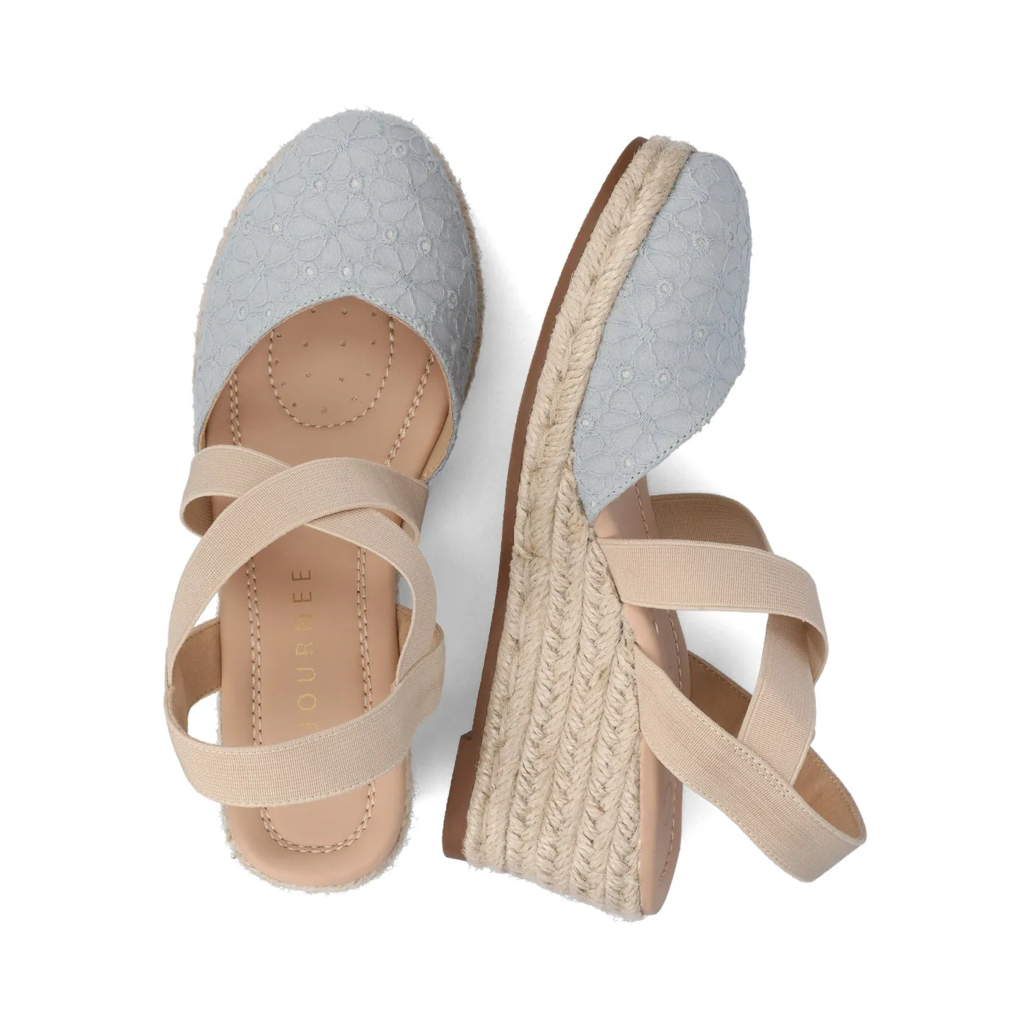 ASHLEE ESPADRILLE WEDGE SANDALS beach code