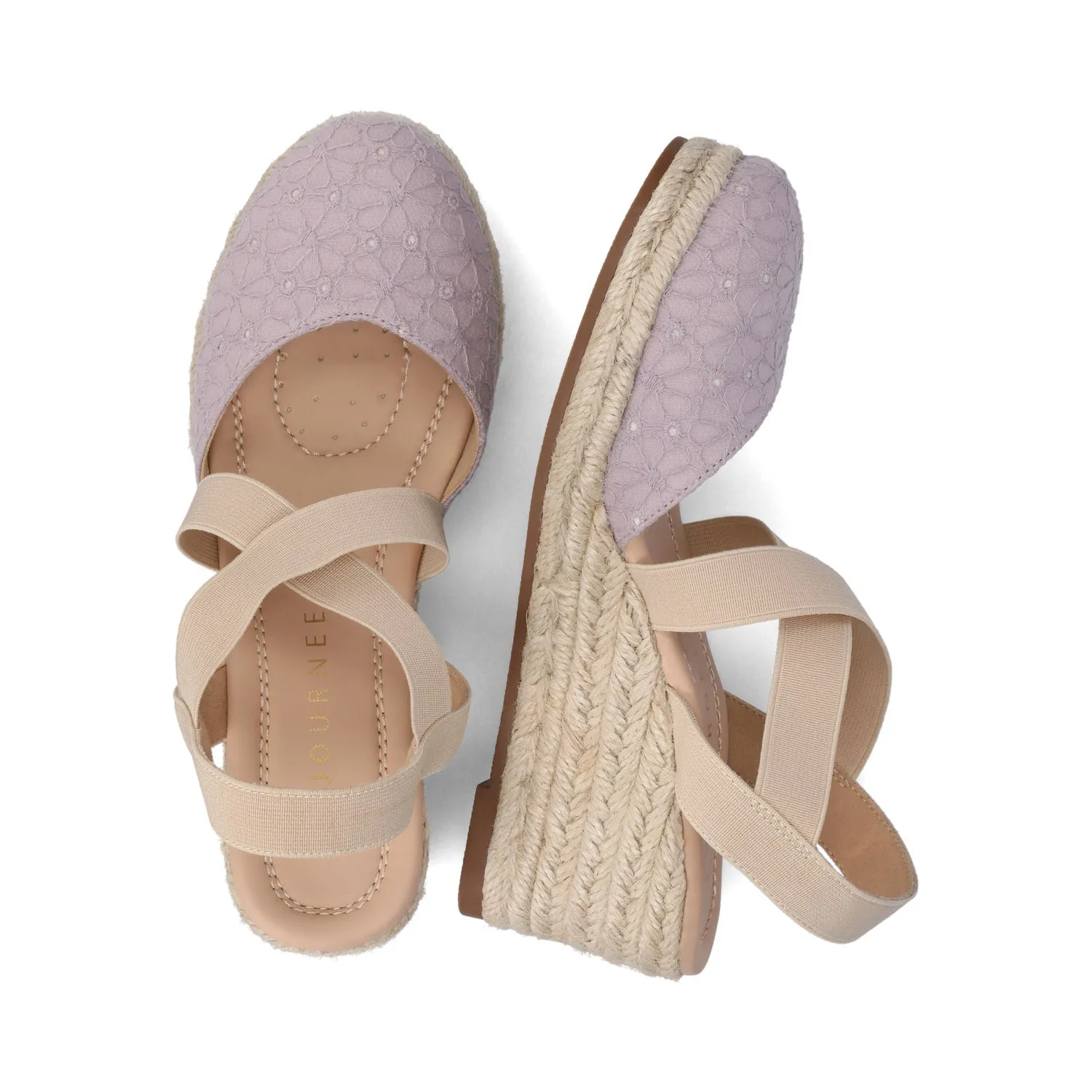ASHLEE ESPADRILLE WEDGE SANDALS IN WIDE casual soft