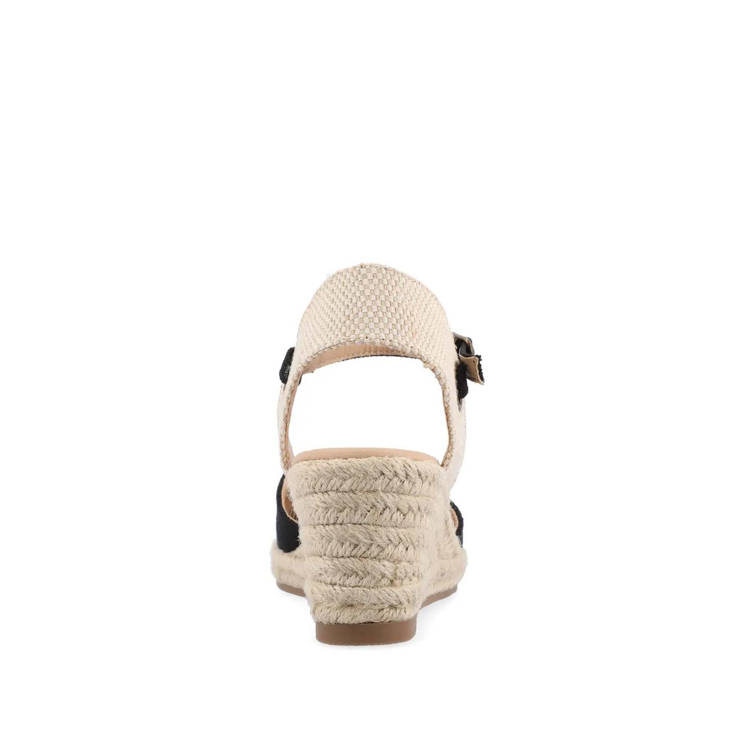 ASHLYN ESPADRILLE WEDGE SANDALS IN CANVAS glow skin