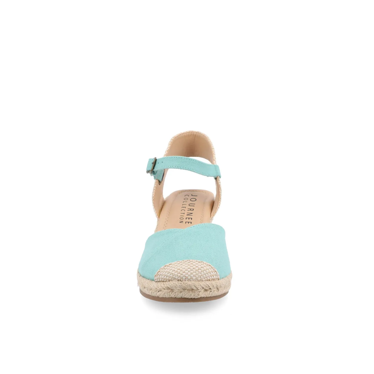 ASHLYN ESPADRILLE WEDGE SANDALS IN CANVAS glow skin