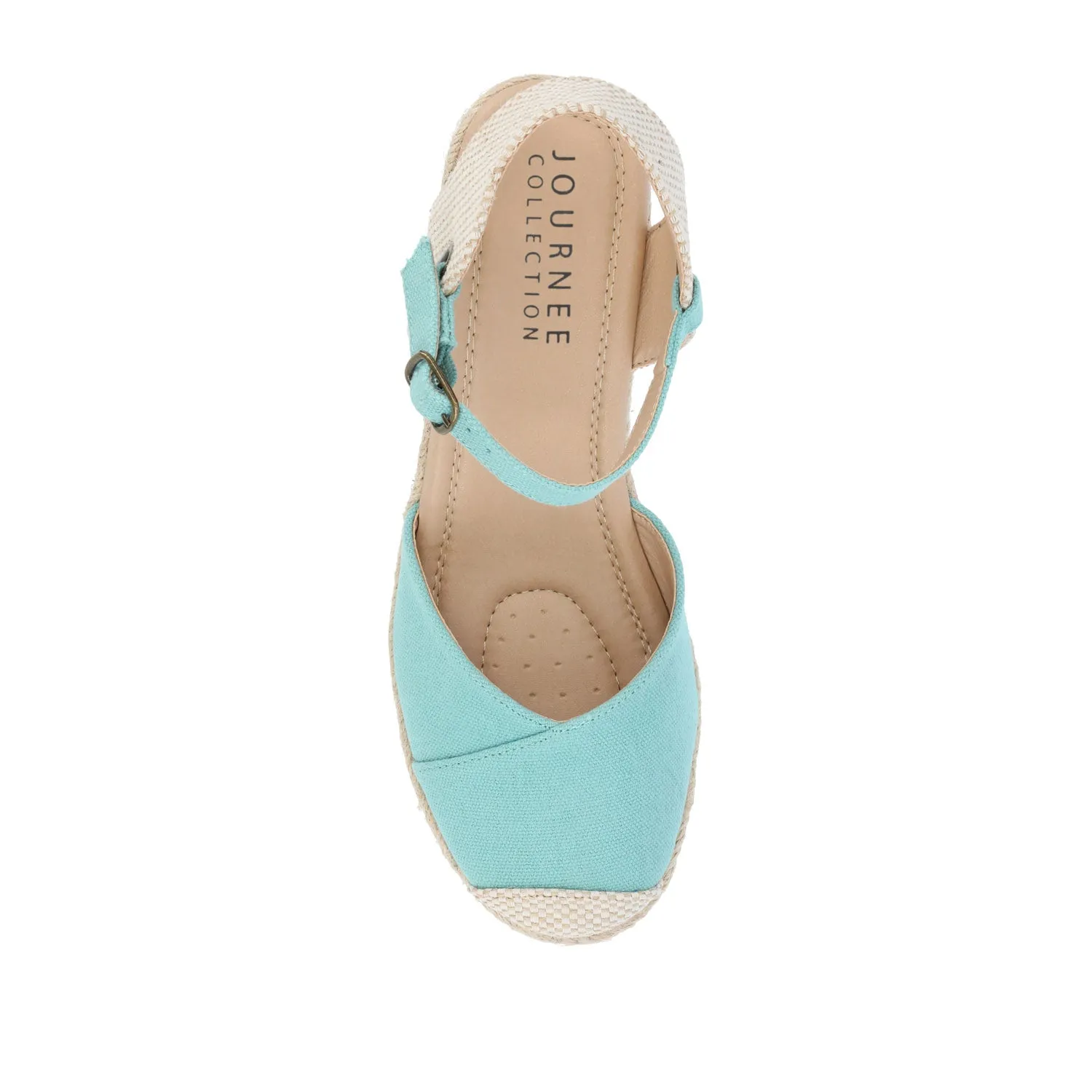 ASHLYN ESPADRILLE WEDGE SANDALS IN WIDE arch hug