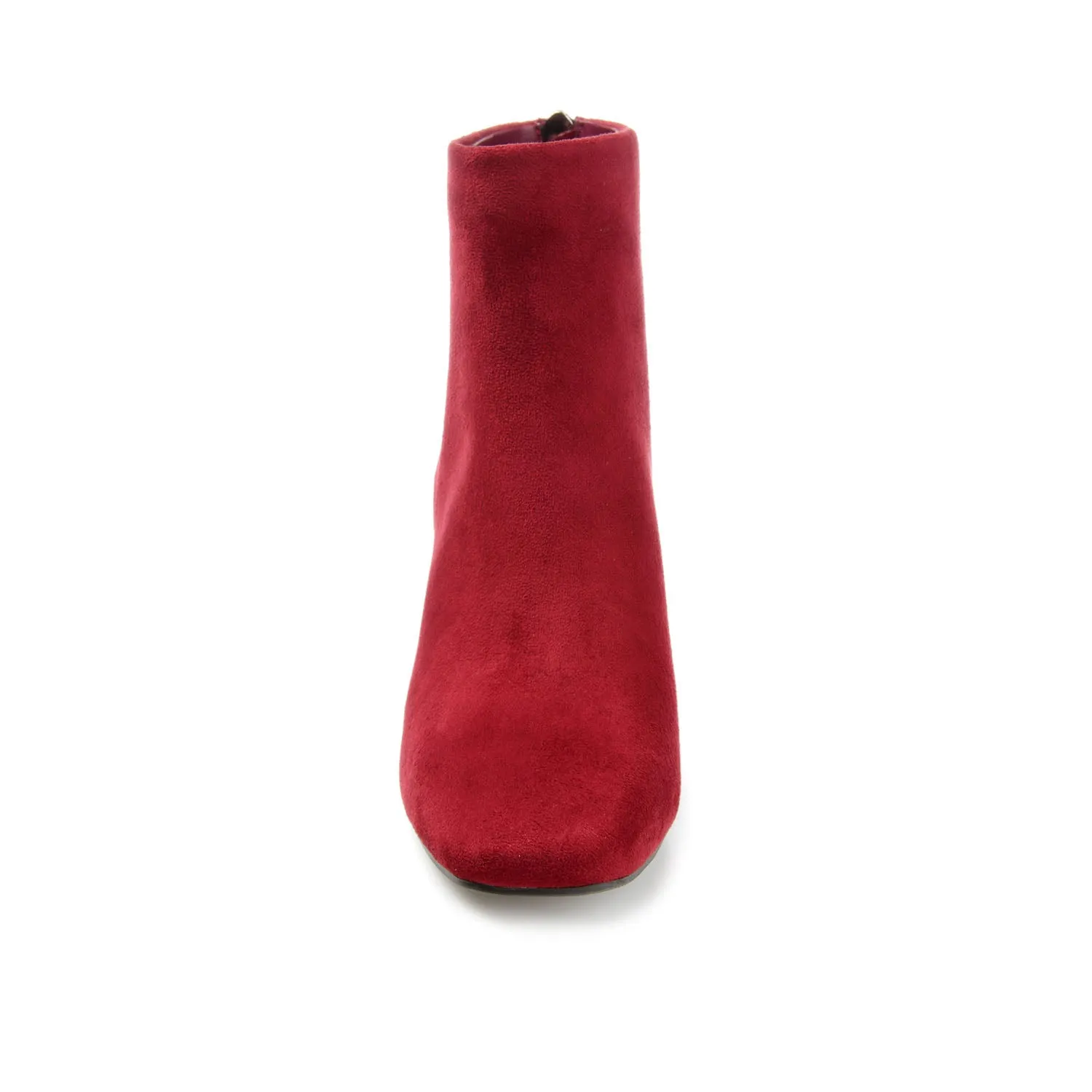 AUDRINA BLOCK HEELED BOOTIES IN FAUX LEATHER fashion brave