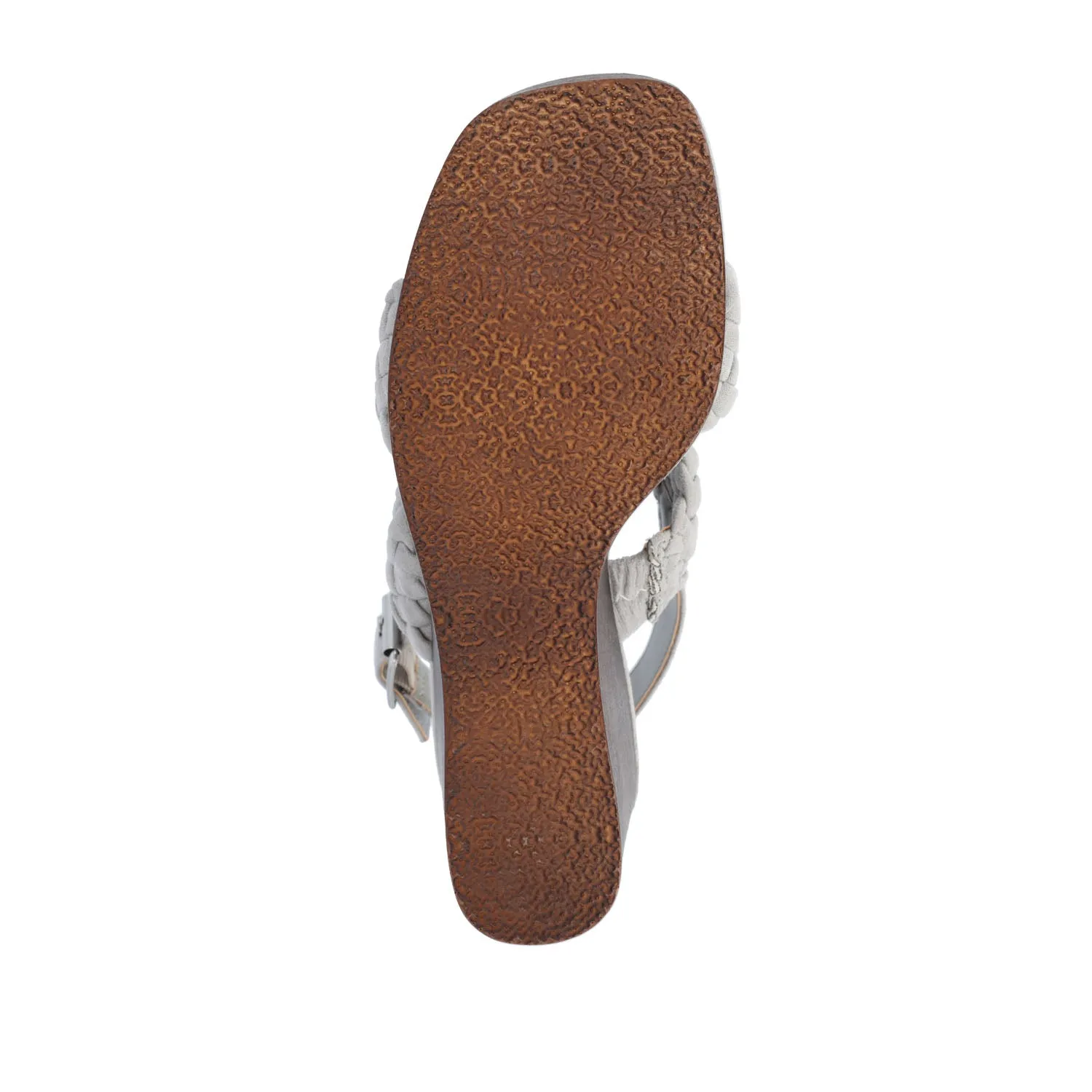 AYVEE HEELED SANDALS IN FAUX LEATHER soft grip