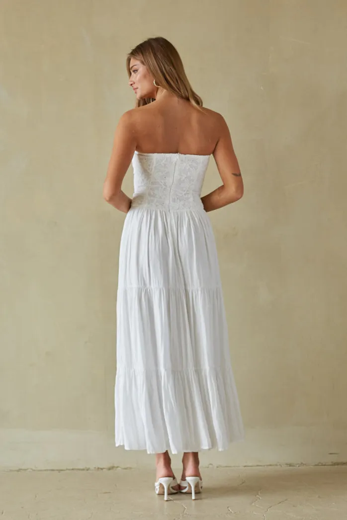 Azari Tiered Maxi Dress grab go