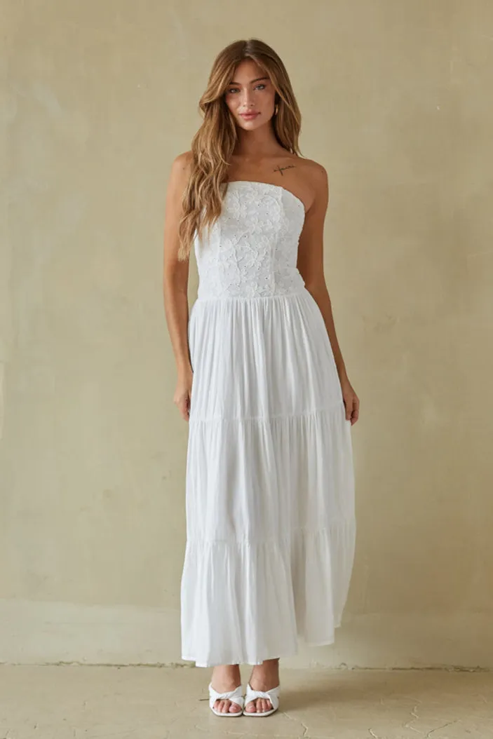 Azari Tiered Maxi Dress grab go