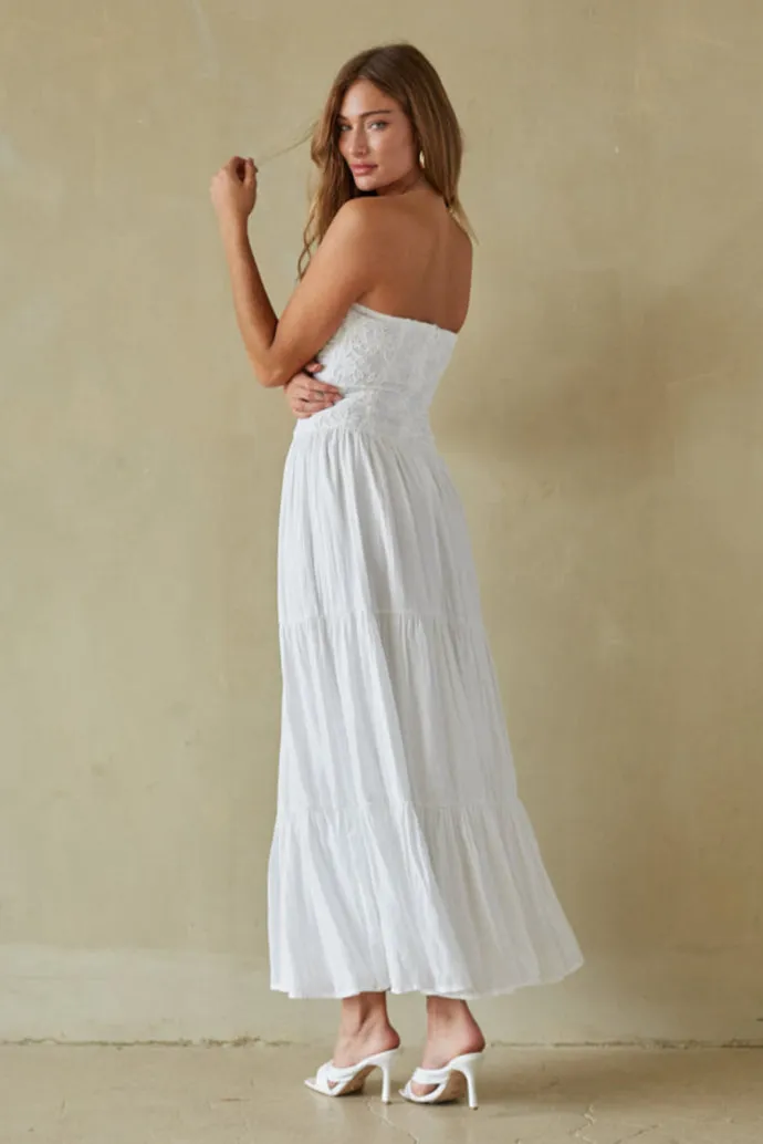 Azari Tiered Maxi Dress grab go