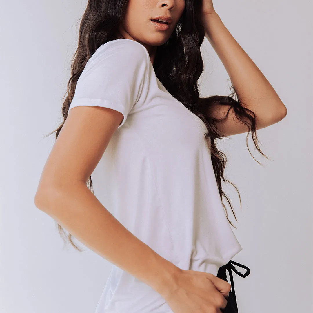 Basic Tee, Bamboo White safe pick