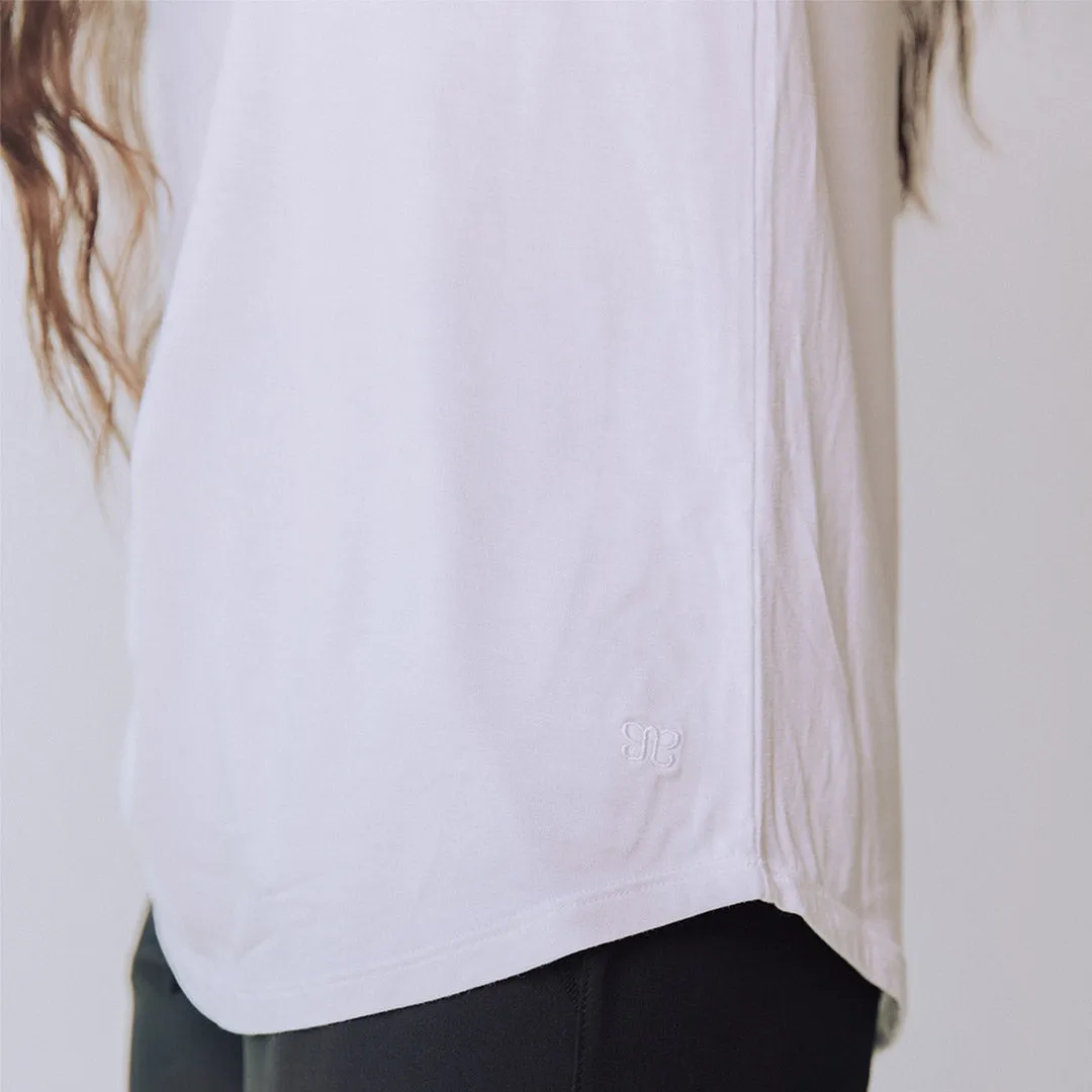 Basic Tee, Bamboo White safe pick