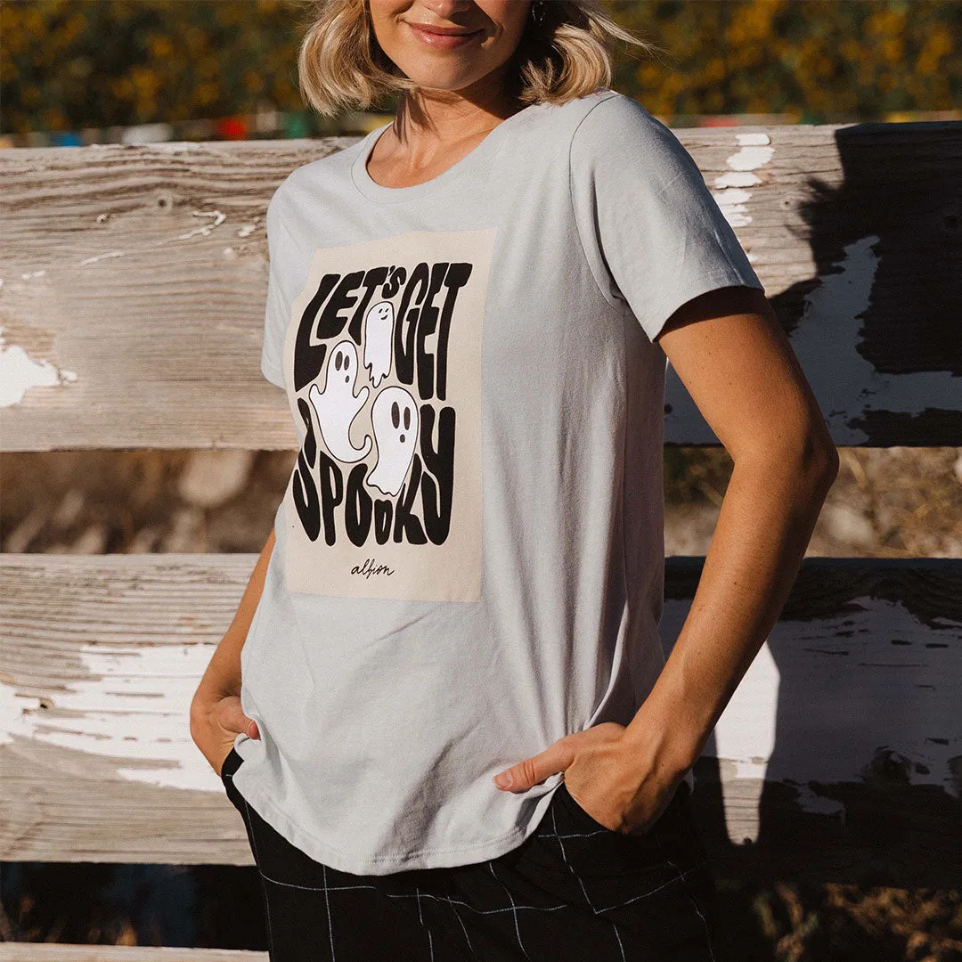 Basic Tee, Spooky White slim line