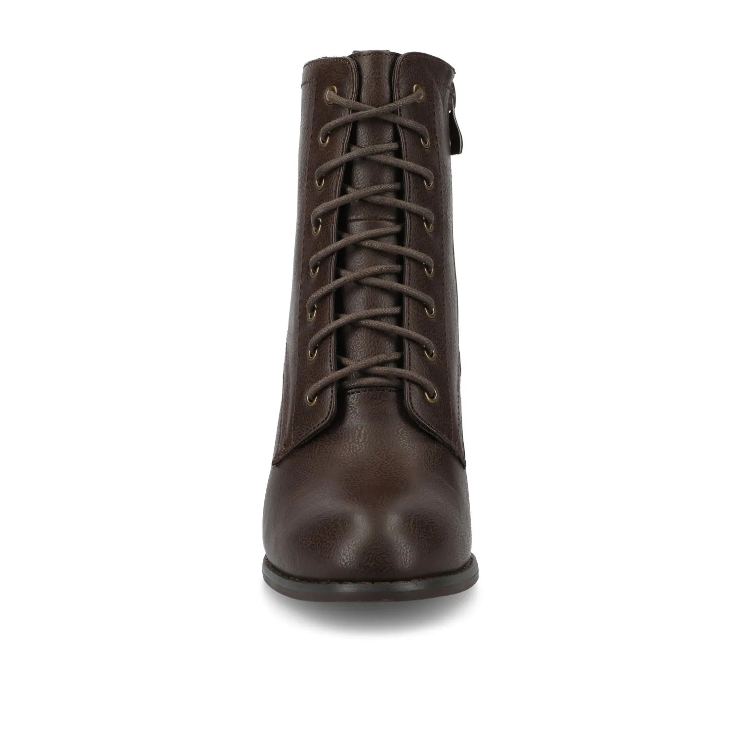 BAYLOR LACE-UP BOOTIES IN FAUX SUEDE soft lining