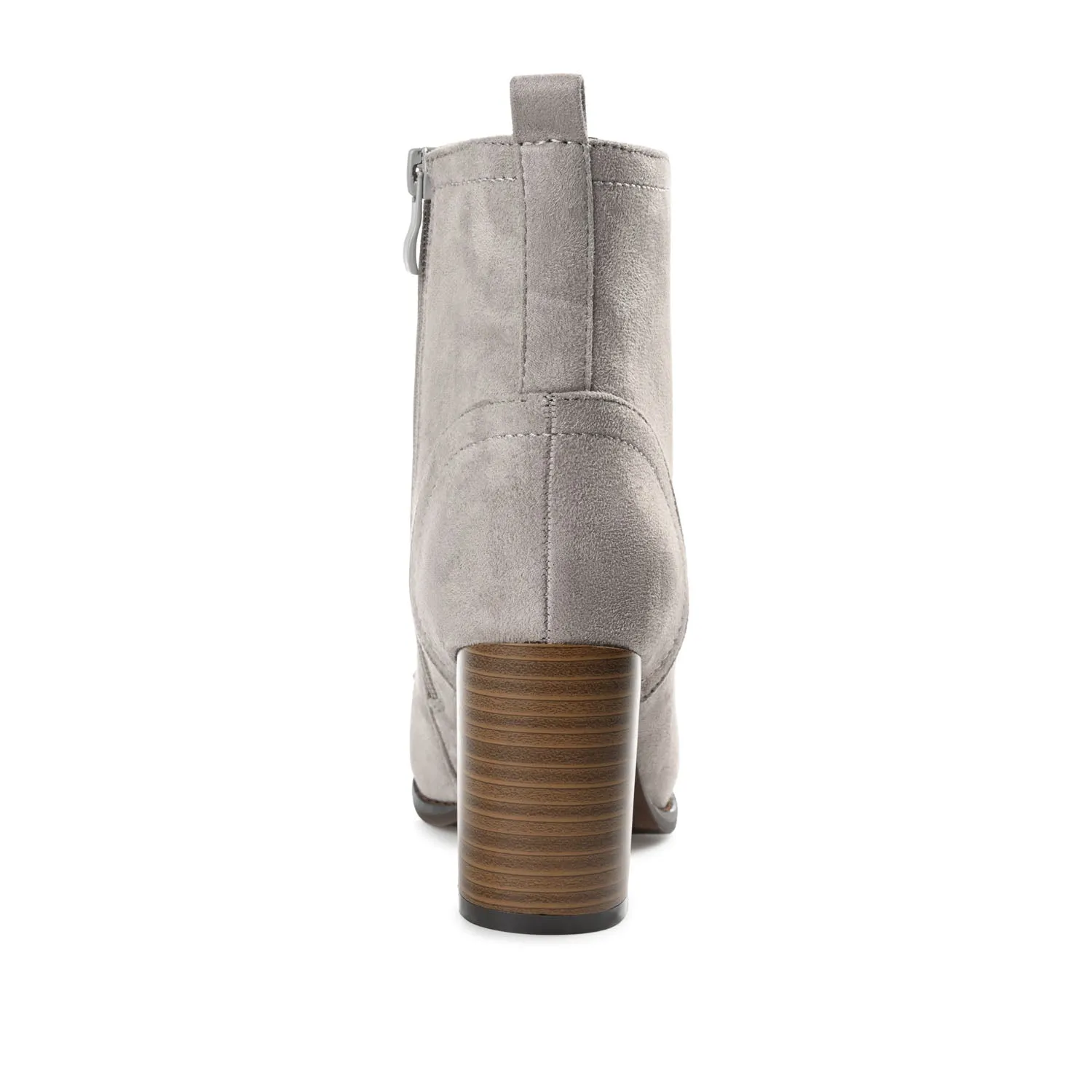 BAYLOR LACE-UP BOOTIES IN FAUX SUEDE soft lining