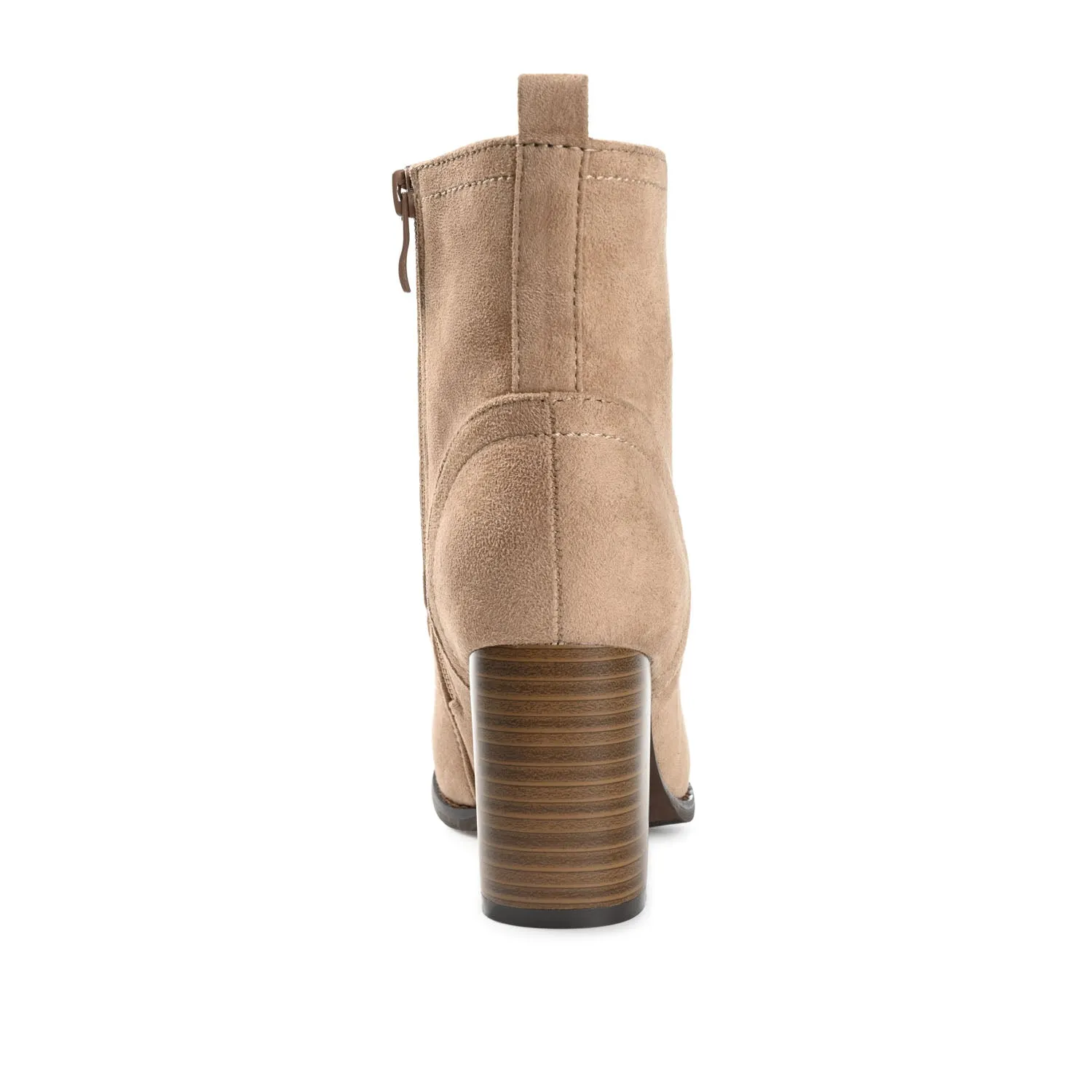 BAYLOR LACE-UP BOOTIES IN FAUX SUEDE soft lining