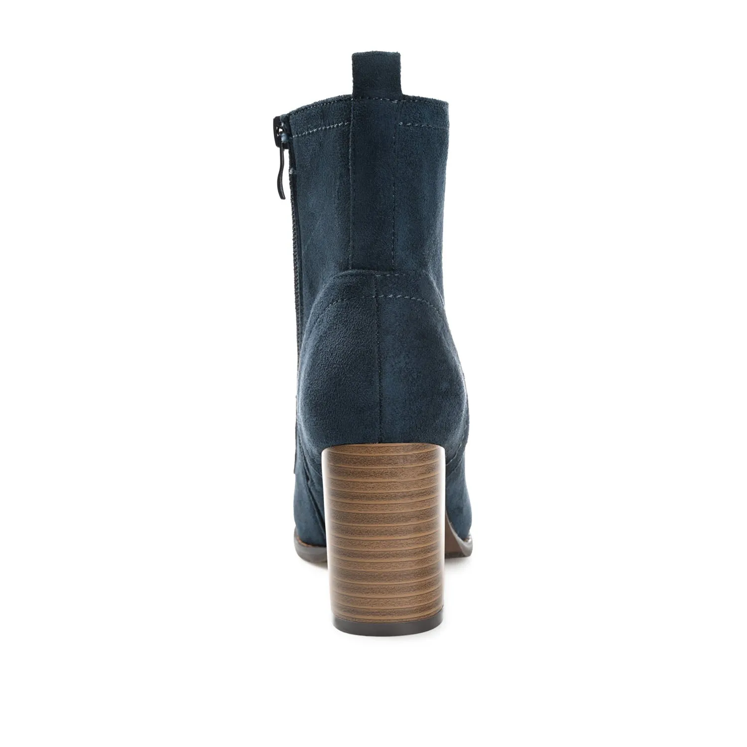 BAYLOR LACE-UP BOOTIES IN FAUX SUEDE soft lining
