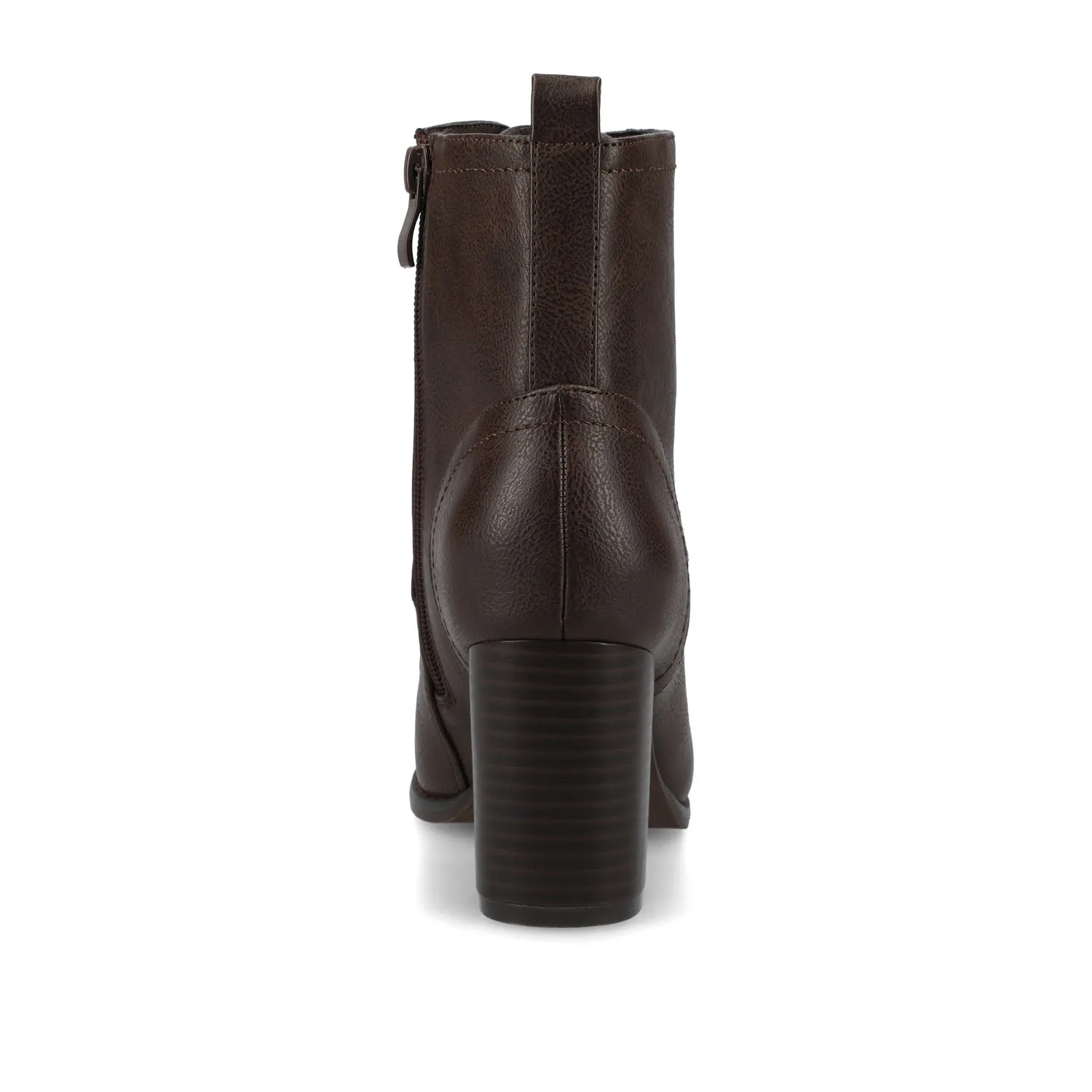 BAYLOR LACE-UP BOOTIES IN FAUX SUEDE soft lining