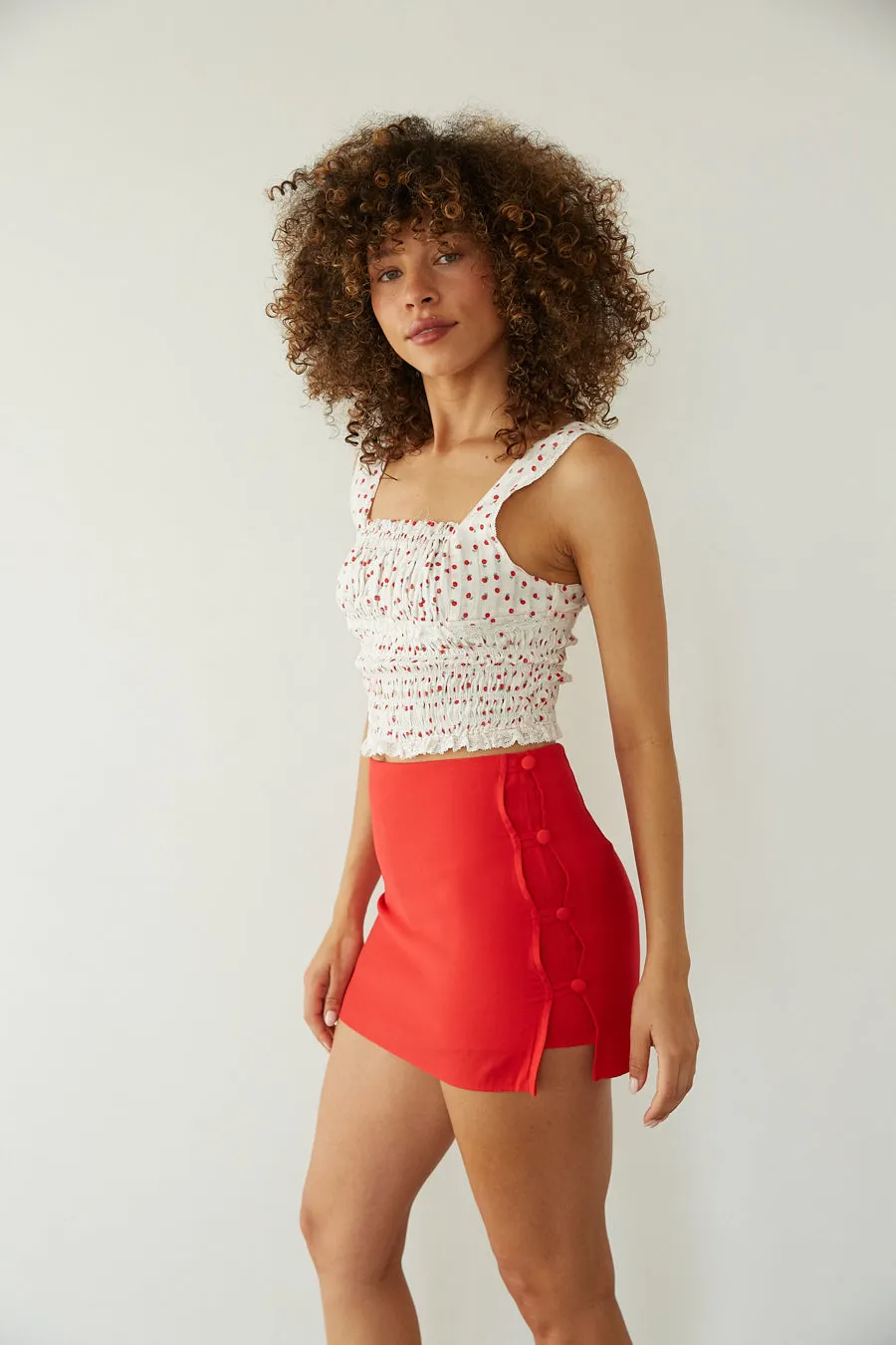 Beck Button Mini Skort low fit