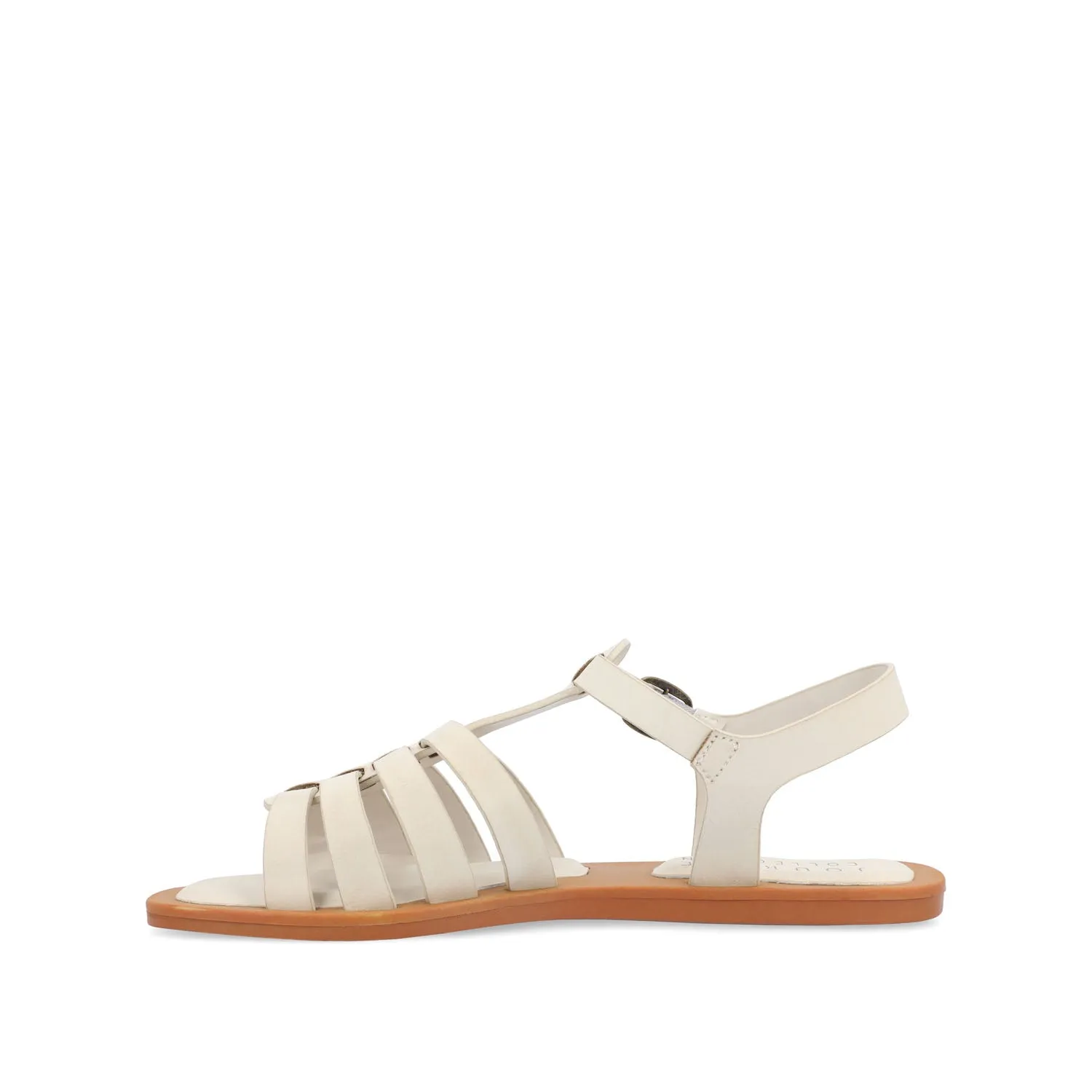 BENICIA FISHERMAN SANDALS IN FAUX LEATHER wide foot