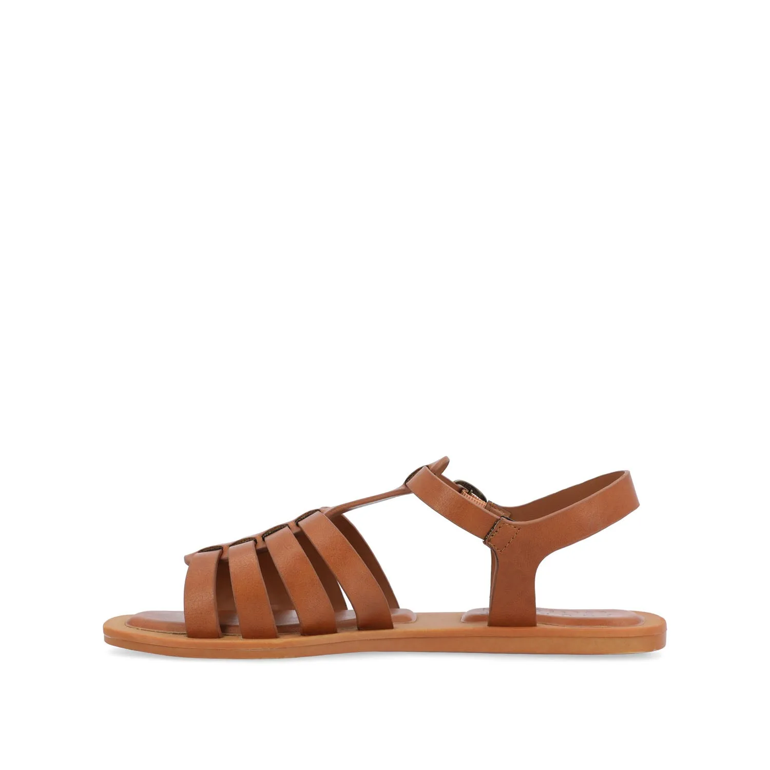 BENICIA FISHERMAN SANDALS IN FAUX LEATHER wide foot
