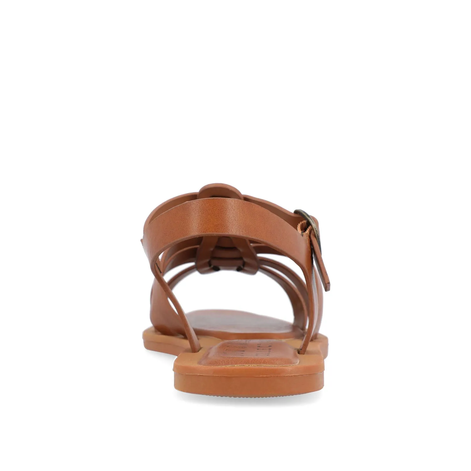 BENICIA FISHERMAN SANDALS IN FAUX LEATHER wide foot