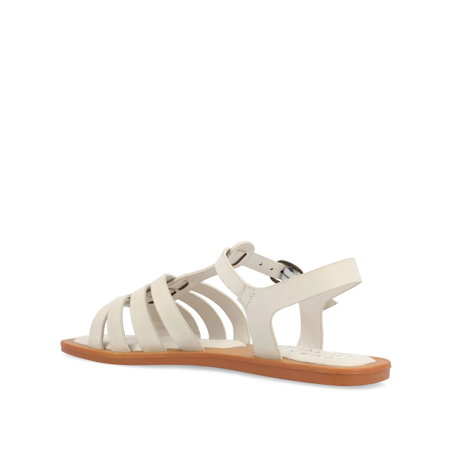 BENICIA FISHERMAN SANDALS IN FAUX LEATHER wide foot