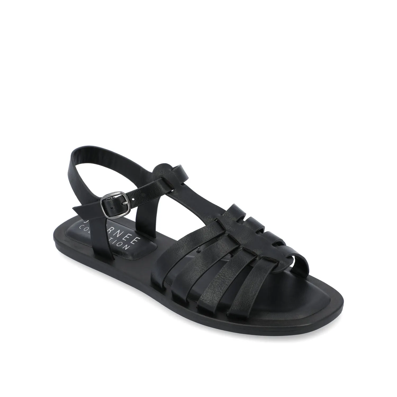 BENICIA FISHERMAN SANDALS IN FAUX LEATHER wide foot