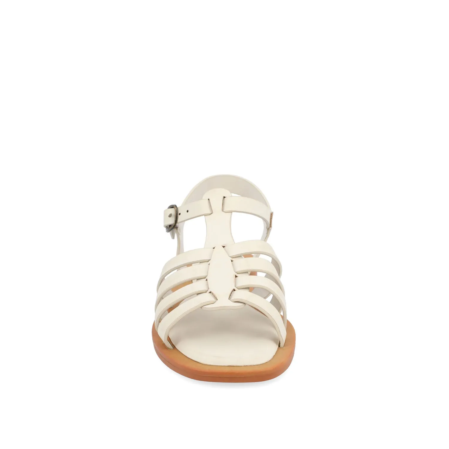 BENICIA FISHERMAN SANDALS IN FAUX LEATHER wide foot