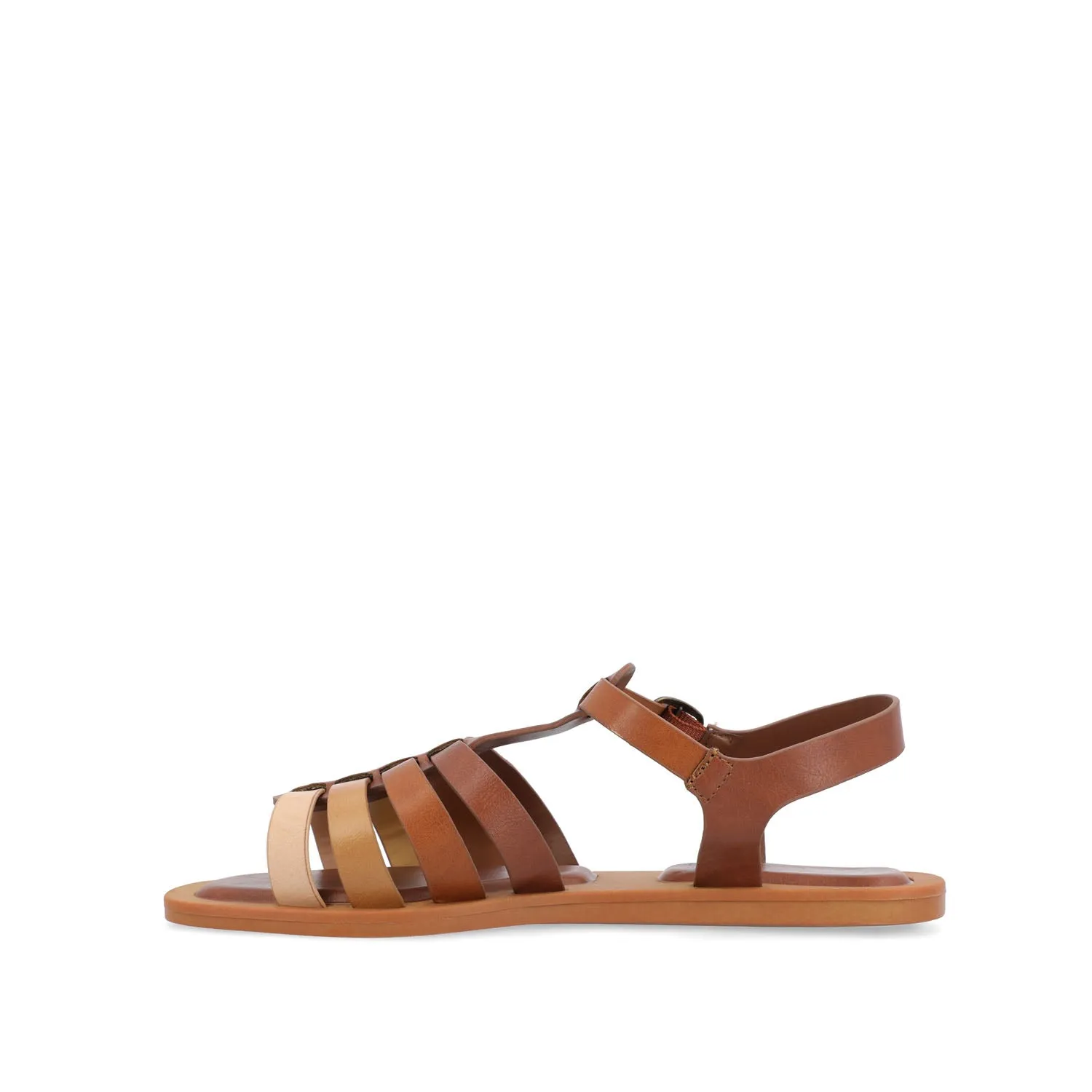 BENICIA FISHERMAN SANDALS IN FAUX LEATHER wide foot
