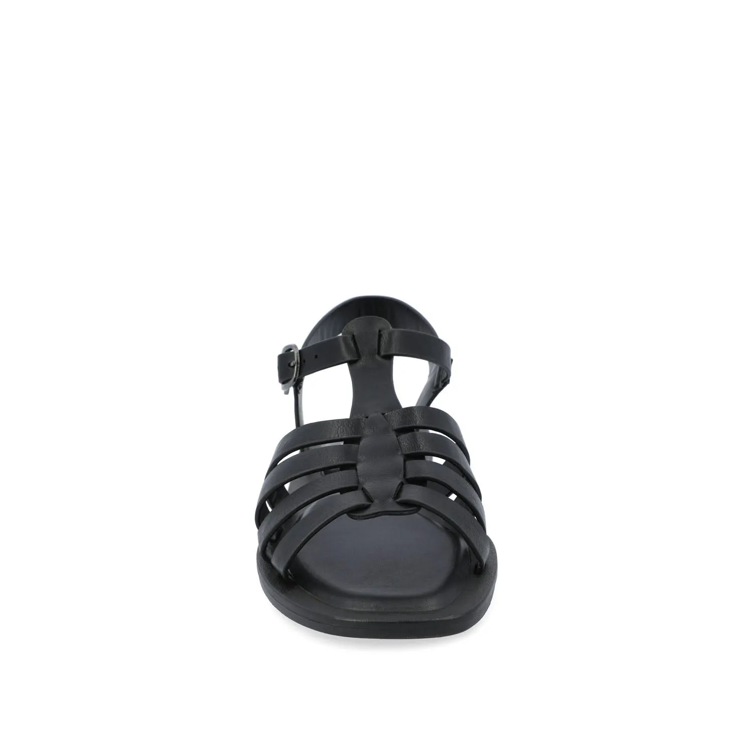 BENICIA FISHERMAN SANDALS IN FAUX LEATHER wide foot