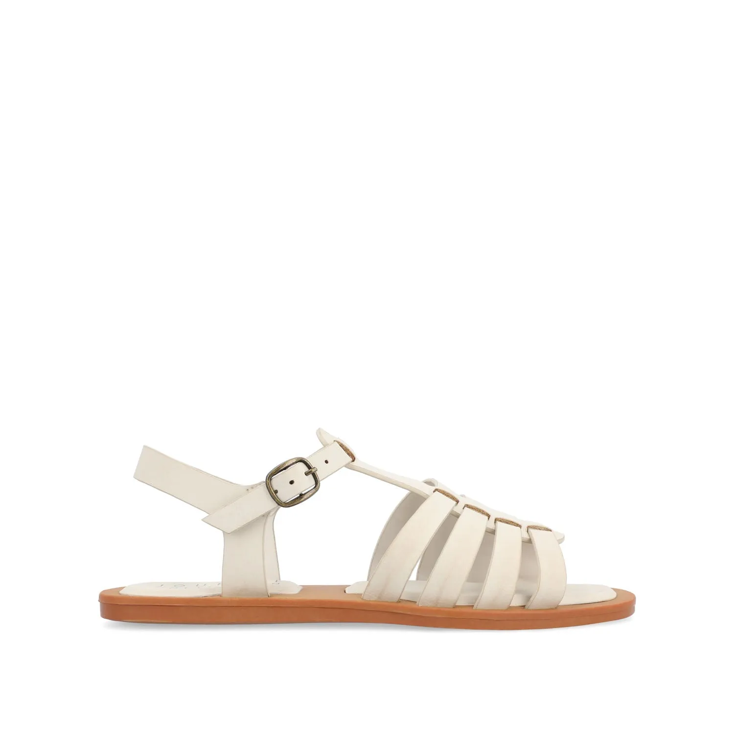 BENICIA FISHERMAN SANDALS IN FAUX LEATHER wide foot