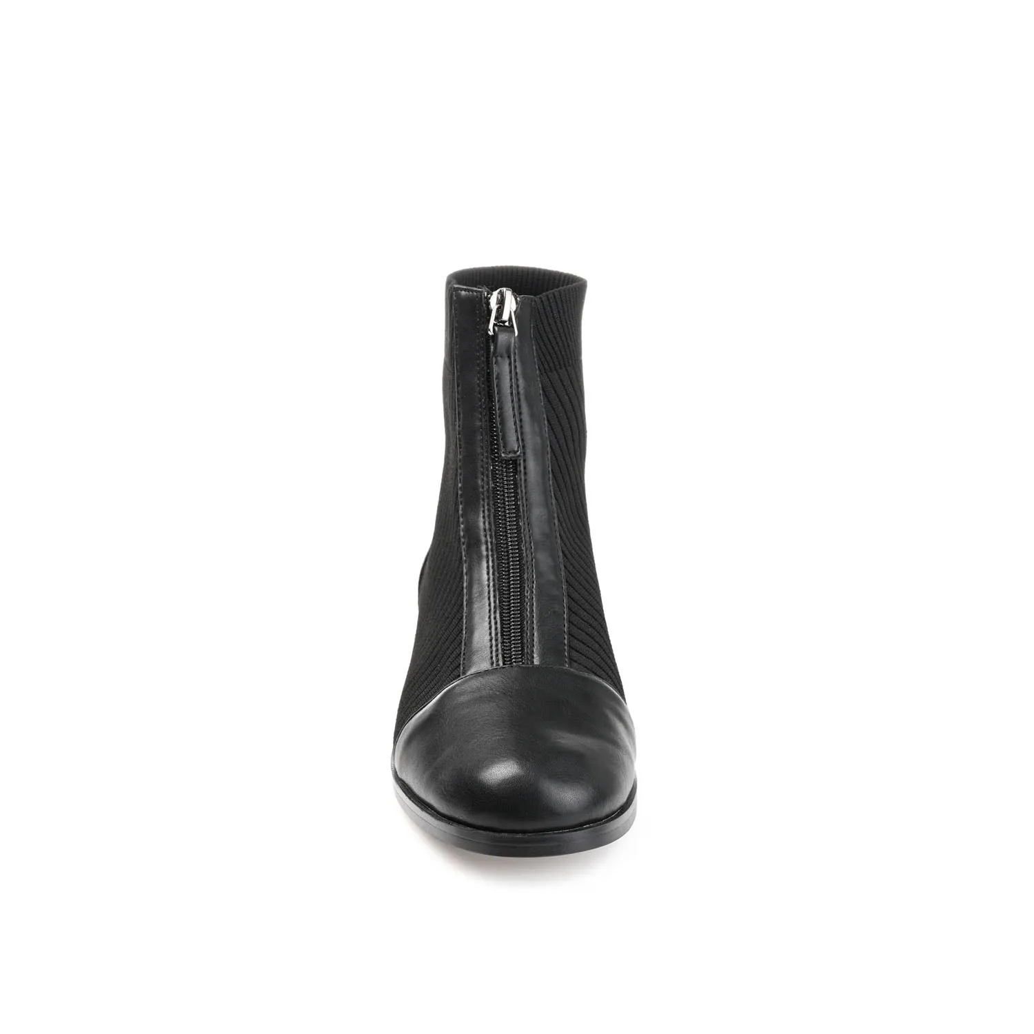 BEXLIE ZIP-UP BOOTIES IN KNIT FABRIC western air