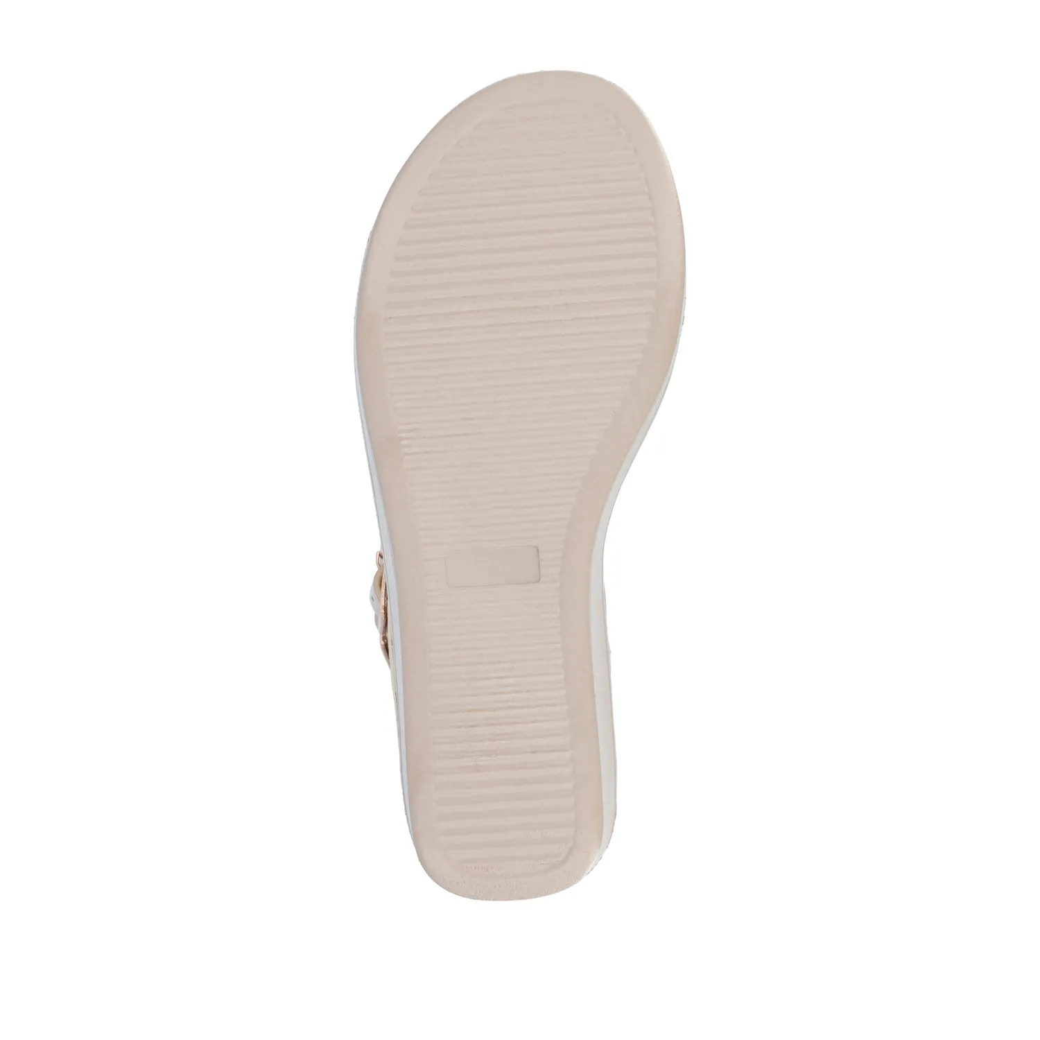 BIANCA WEDGE HEELED SANDALS IN FAUX LEATHER lazy walk