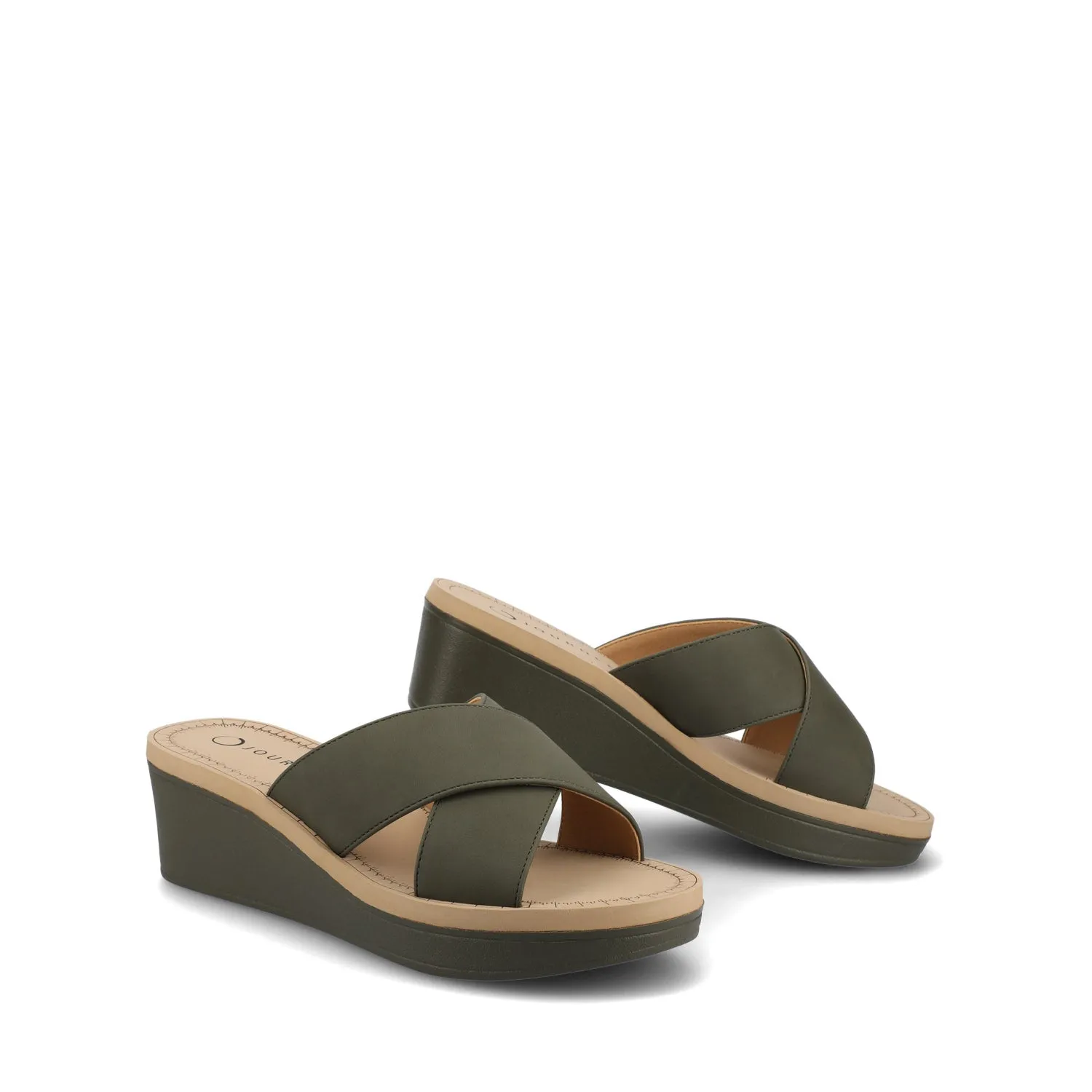 Biara Platform Wedge Sandals glow skin