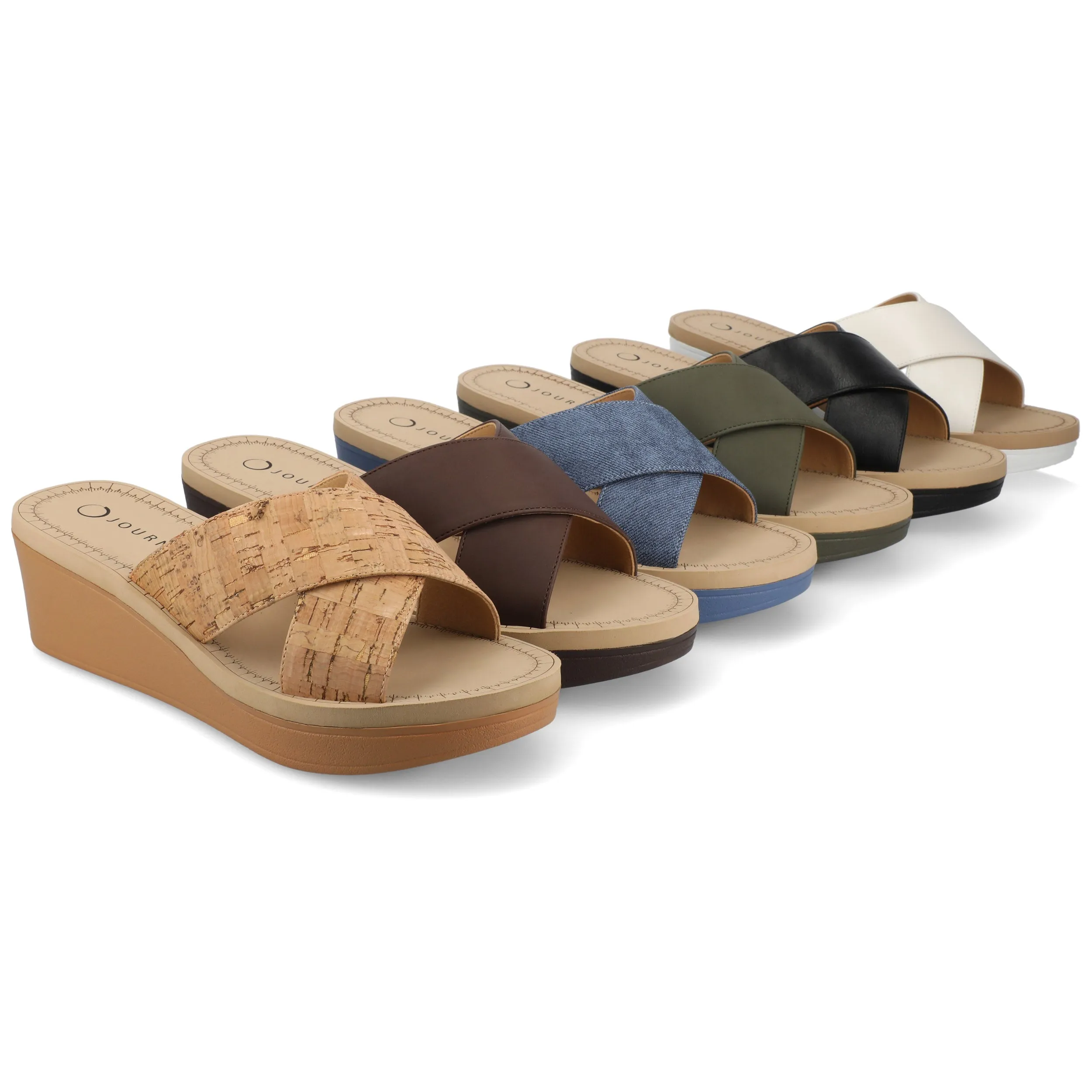 Biara Platform Wedge Sandals glow skin