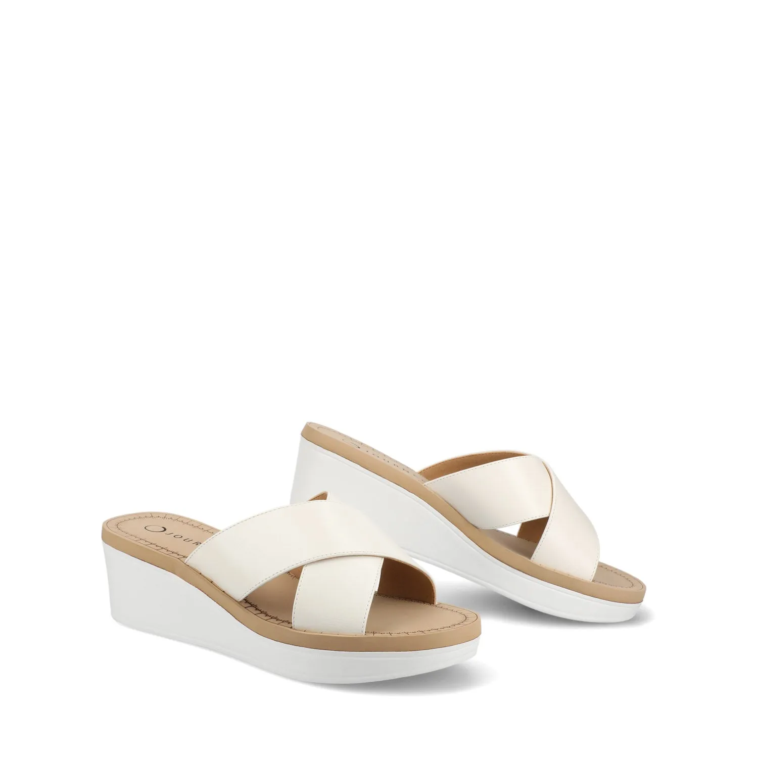 Biara Platform Wedge Sandals glow skin
