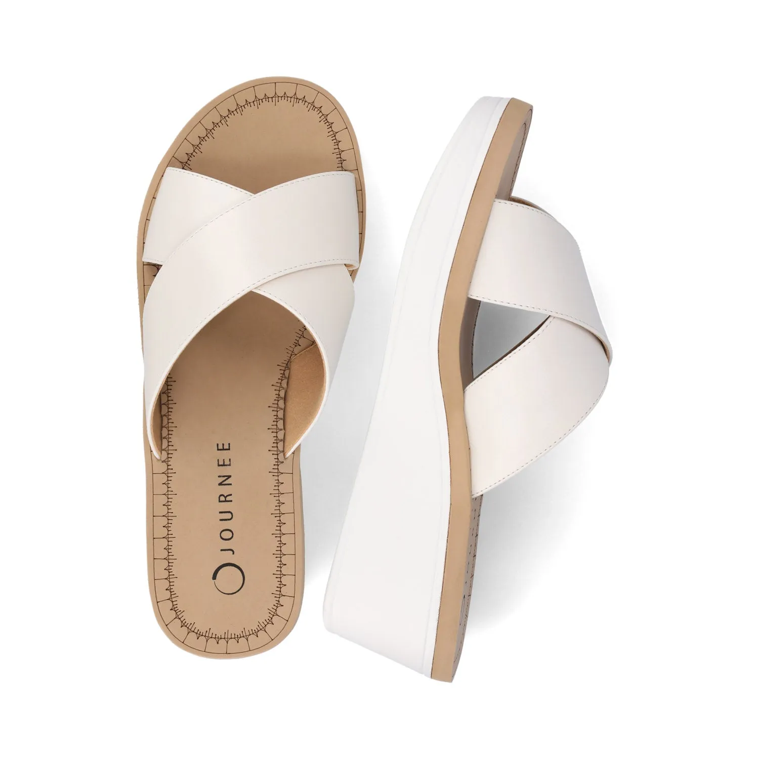 Biara Platform Wedge Sandals glow skin