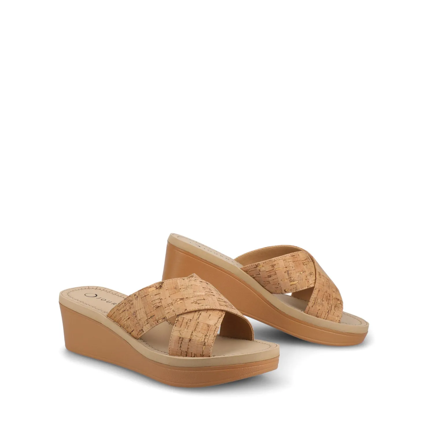 Biara Platform Wedge Sandals glow skin