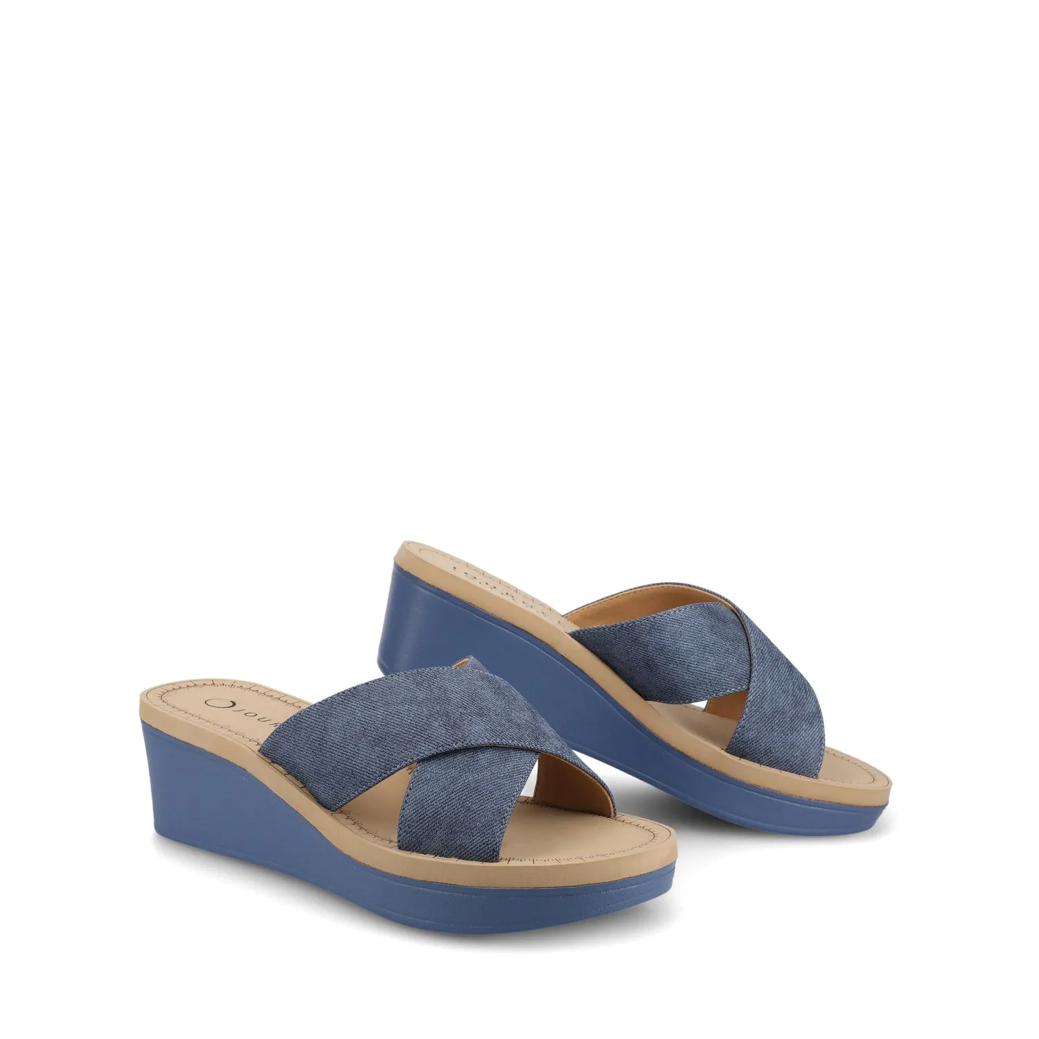 Biara Platform Wedge Sandals glow skin