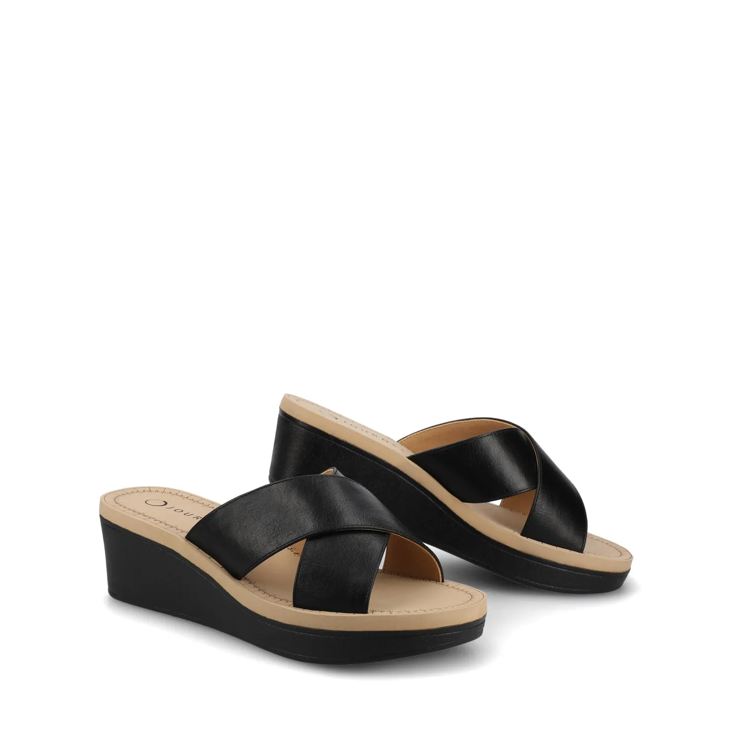 Biara Platform Wedge Sandals glow skin