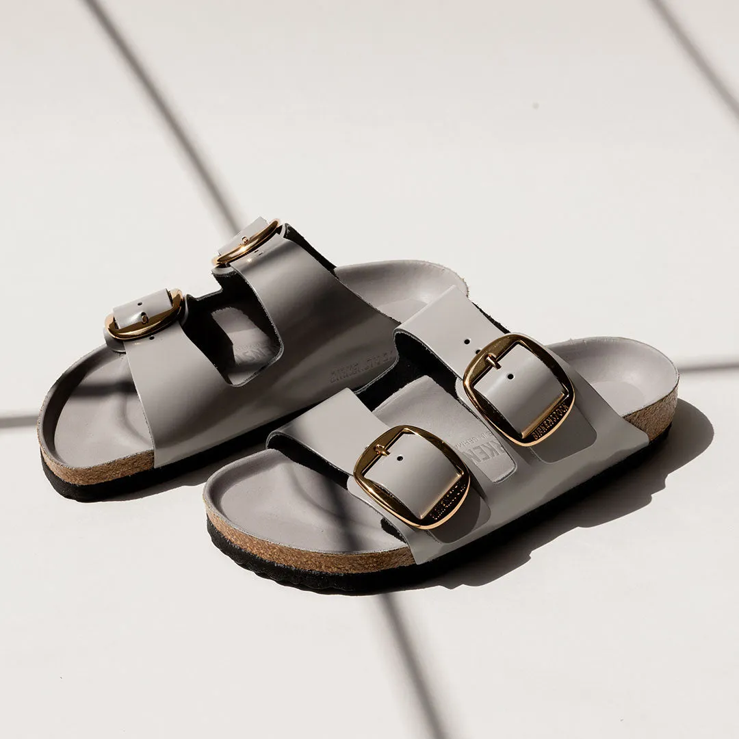 Birkenstock Arizona Big Buckle High Shine Coin Leather autumn soft