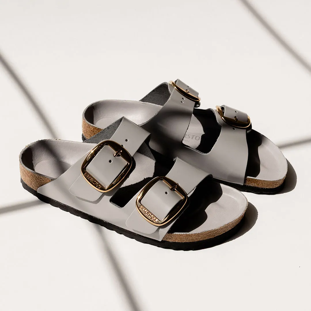 Birkenstock Arizona Big Buckle High Shine Coin Leather autumn soft