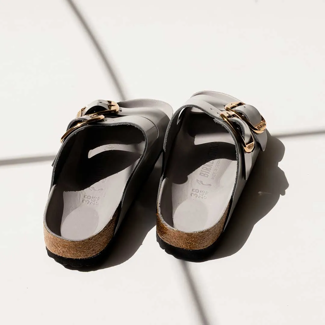 Birkenstock Arizona Big Buckle High Shine Coin Leather autumn soft