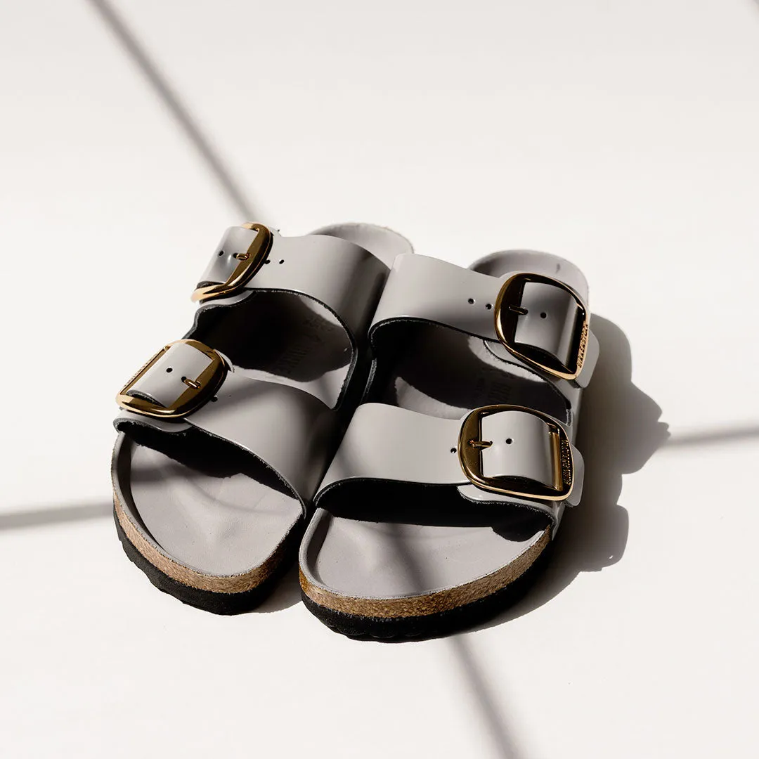 Birkenstock Arizona Big Buckle High Shine Coin Leather autumn soft