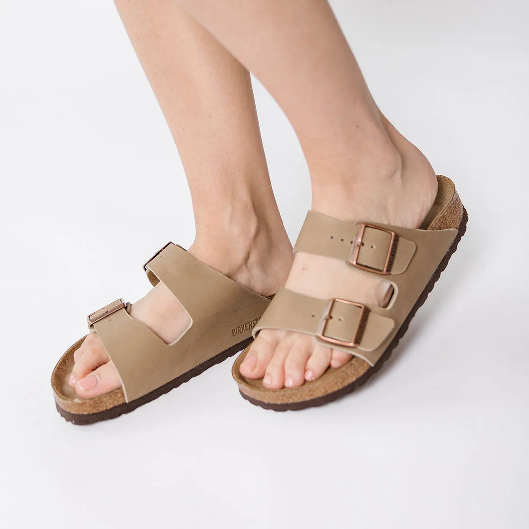 Birkenstock Arizona-Oiled Leather/Tobacco toe room