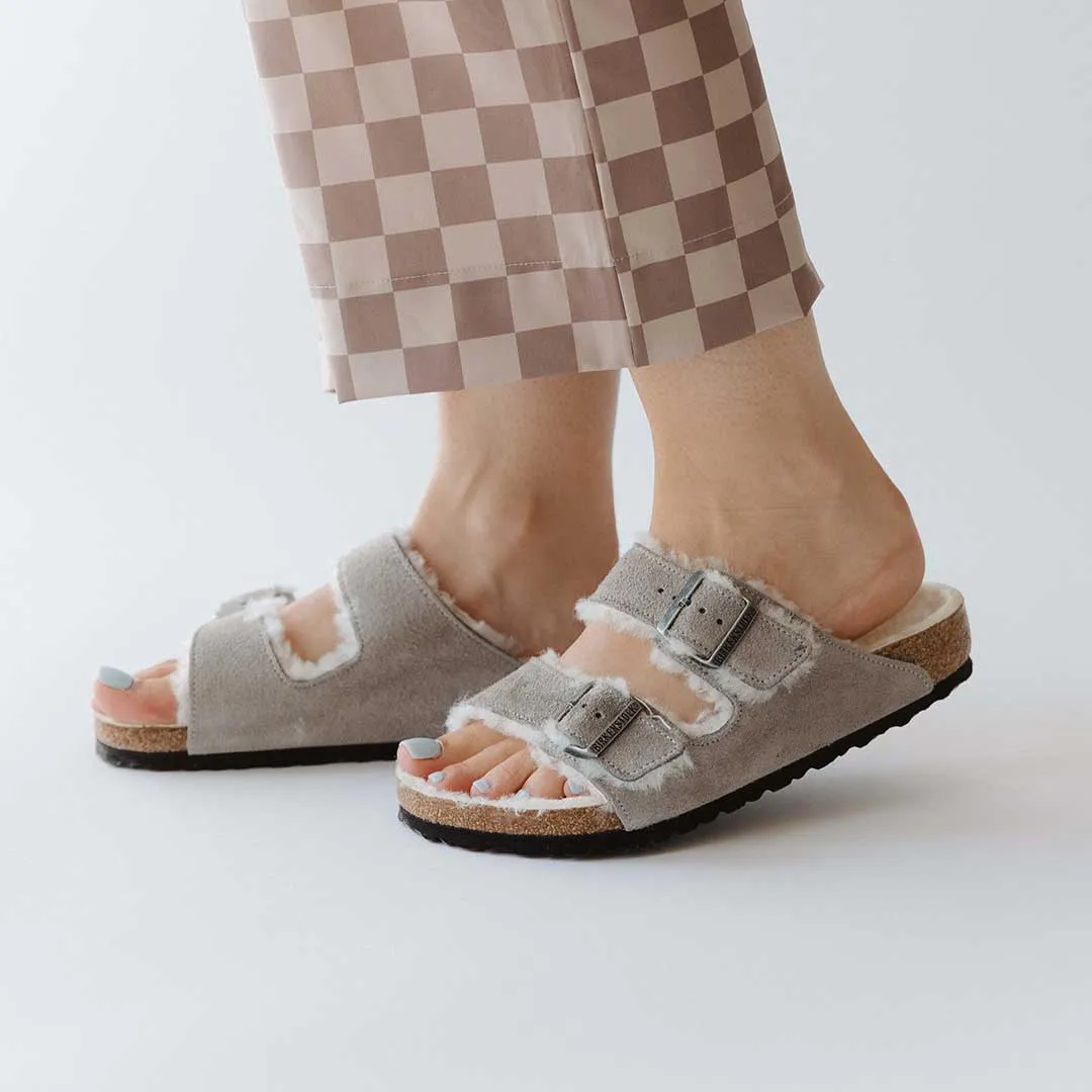 Birkenstock Arizona Shearling-Stone easy match