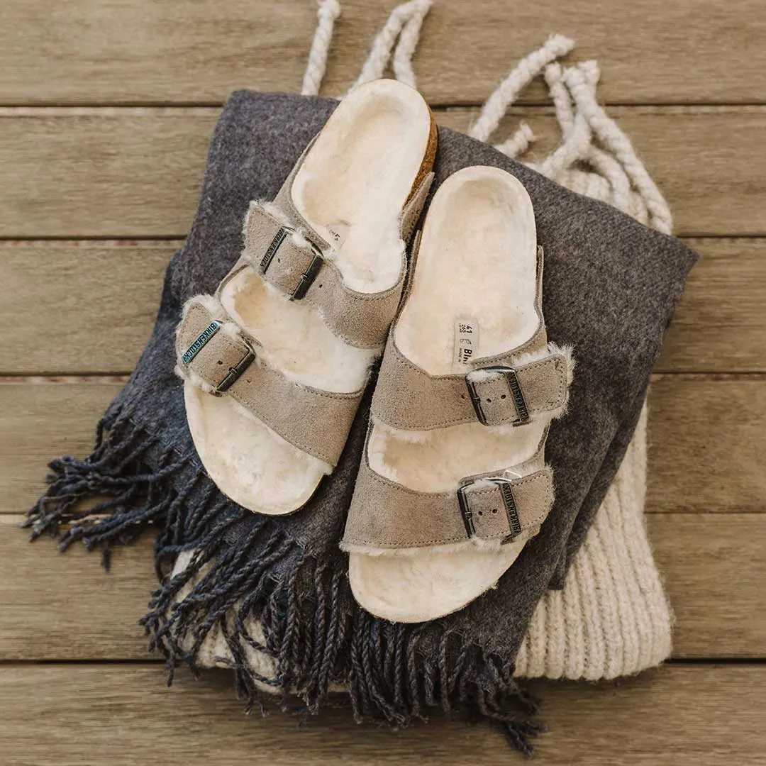 Birkenstock Arizona Shearling-Stone easy match