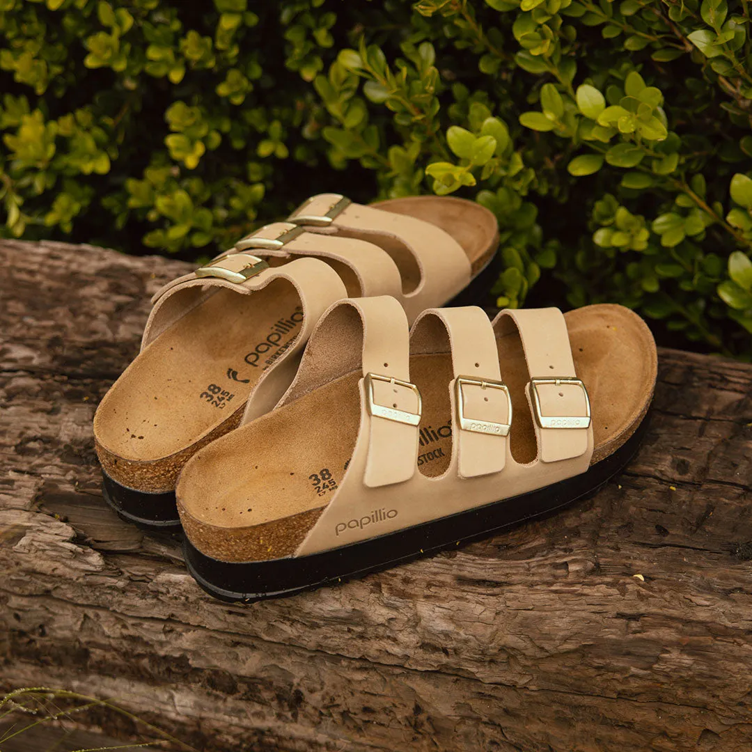 Birkenstock Florida III Platform-Sandcastle quick step