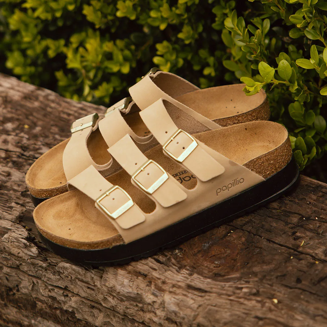Birkenstock Florida III Platform-Sandcastle quick step